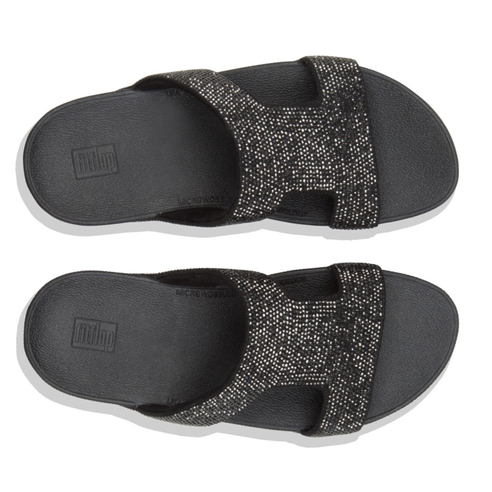 Fitflop Pantolette »MARLI«, Sommerschuh, Strandschuh, Sandale, Flats mit Glitzer-Details