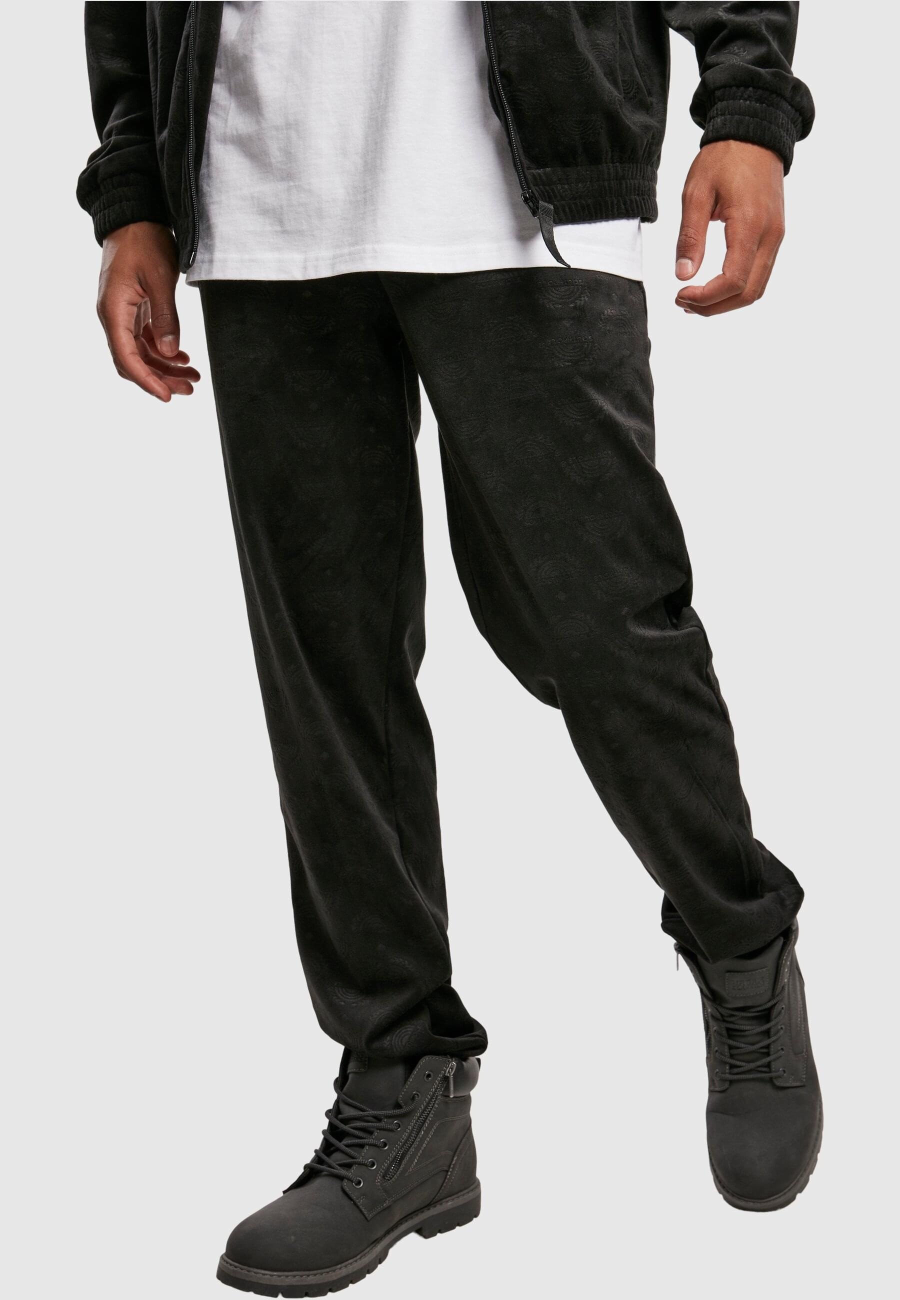 Southpole Stoffhose »Southpole Herren Southpole AOP Velour Pants«, (1 tlg.)