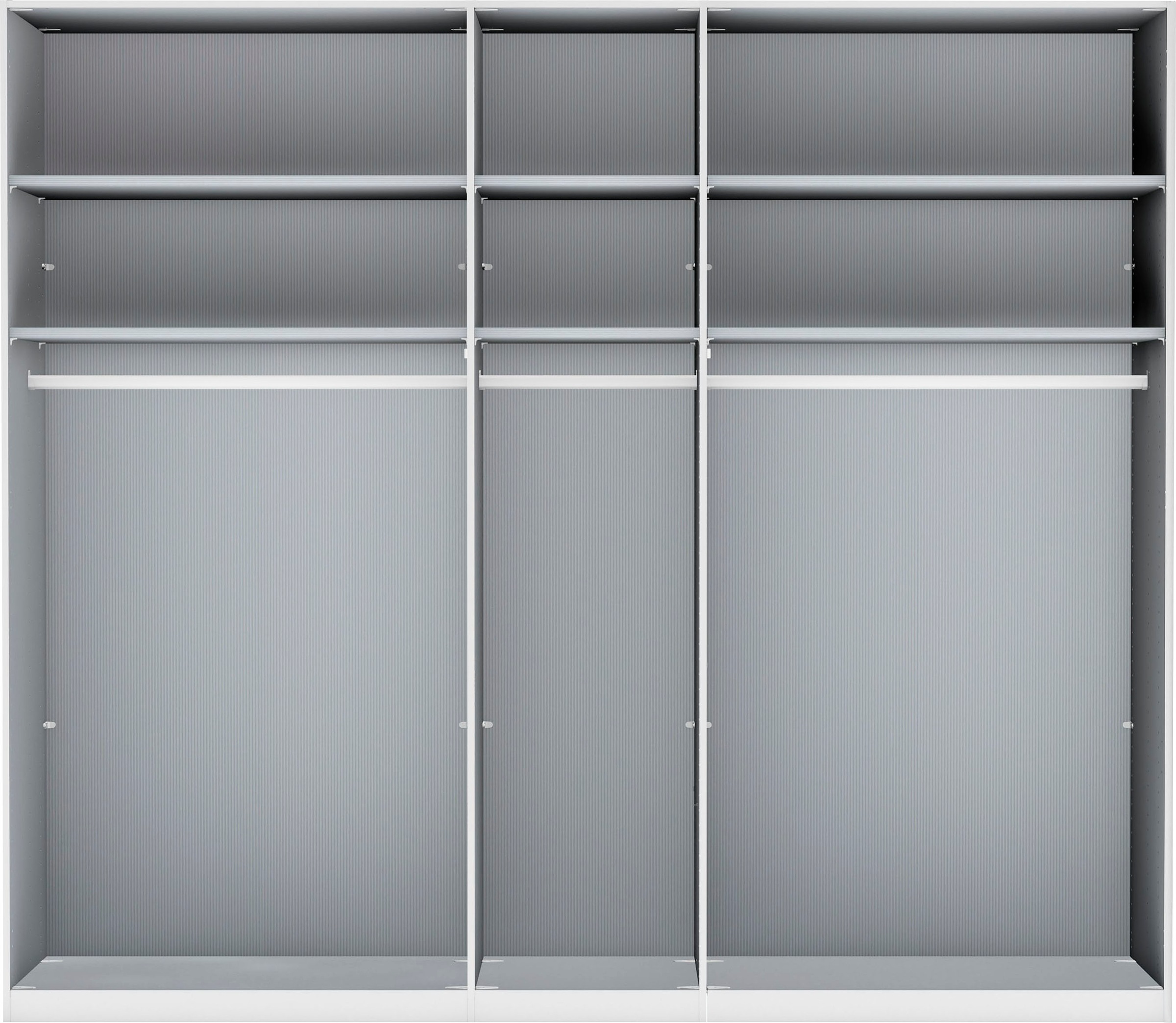 Thumbnail - WIEMANN Drehtürenschrank "Monaco, Kleiderschrank, Schrank, Wäscheschrank, mit edler Glasfront", (2 Breiten, 2 Höhen 216/...