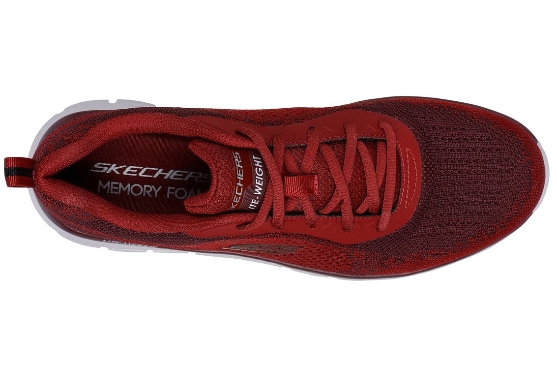 Skechers Sneaker »TRACK-GLENDOR«, Trainingsschuh, Schnürschuh, Freizeitschuh mit Memory Foam