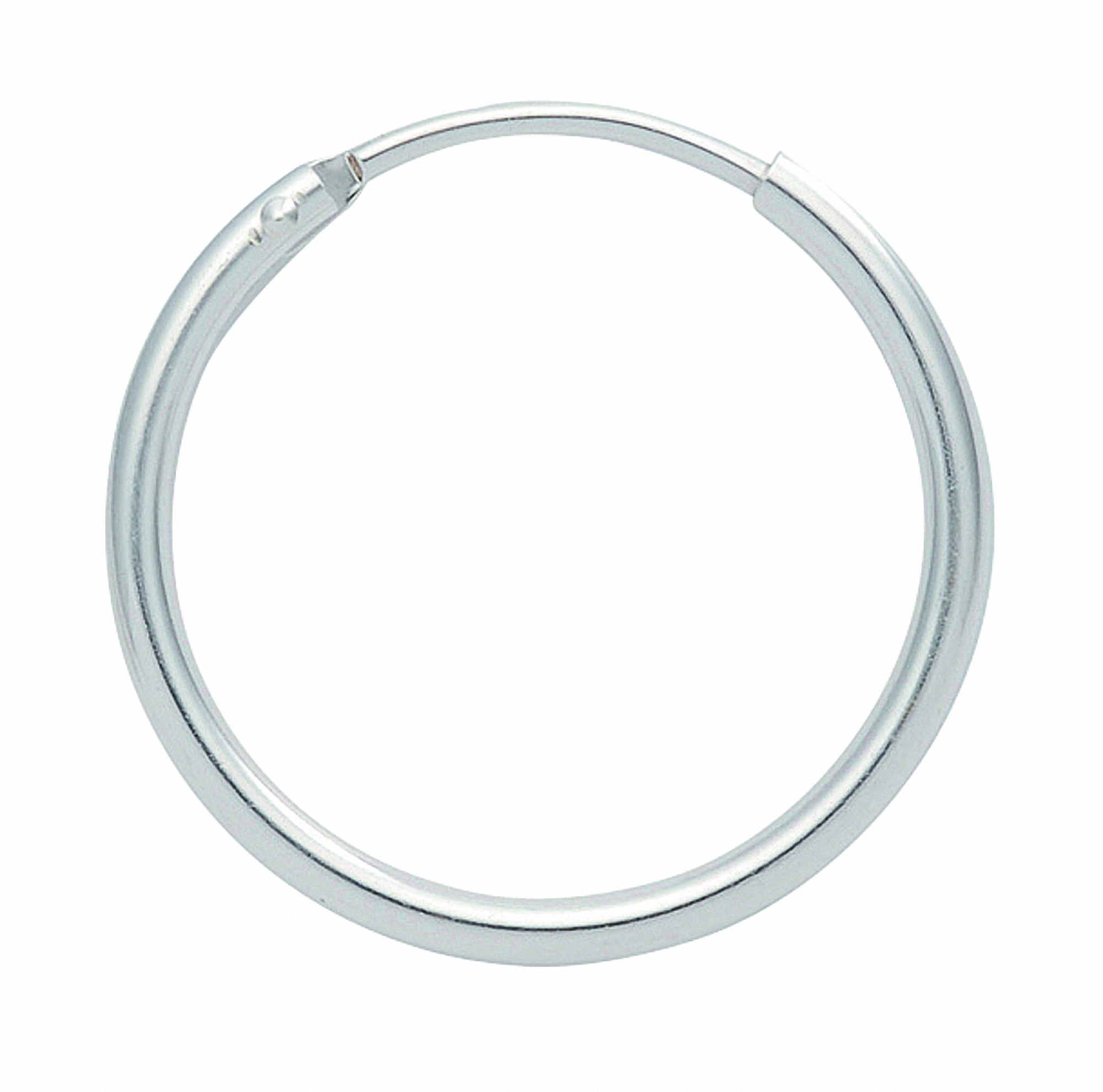 Paar Creolen ADELIA´S "Damen 925 Silber Ohrringe Creolen Ø 13 mm", silber, Ohrringe, Damen, Damen, Silber 925 (Sterlingsilber), Silberschmuck für Damen