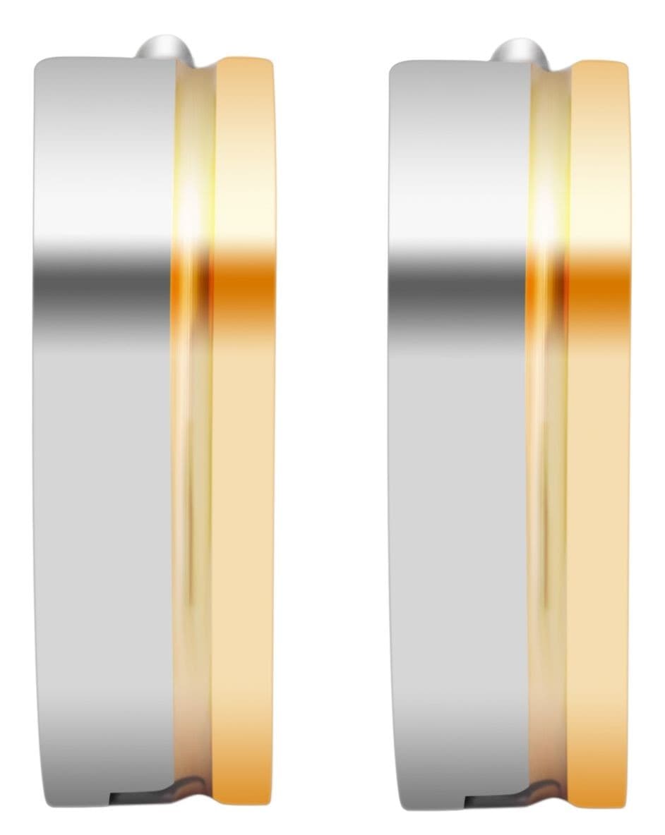 Adelia´s Paar Creolen »Neuheit 2025 - Damen Creolen aus poliertem Edelstahl Ø 13 mm«