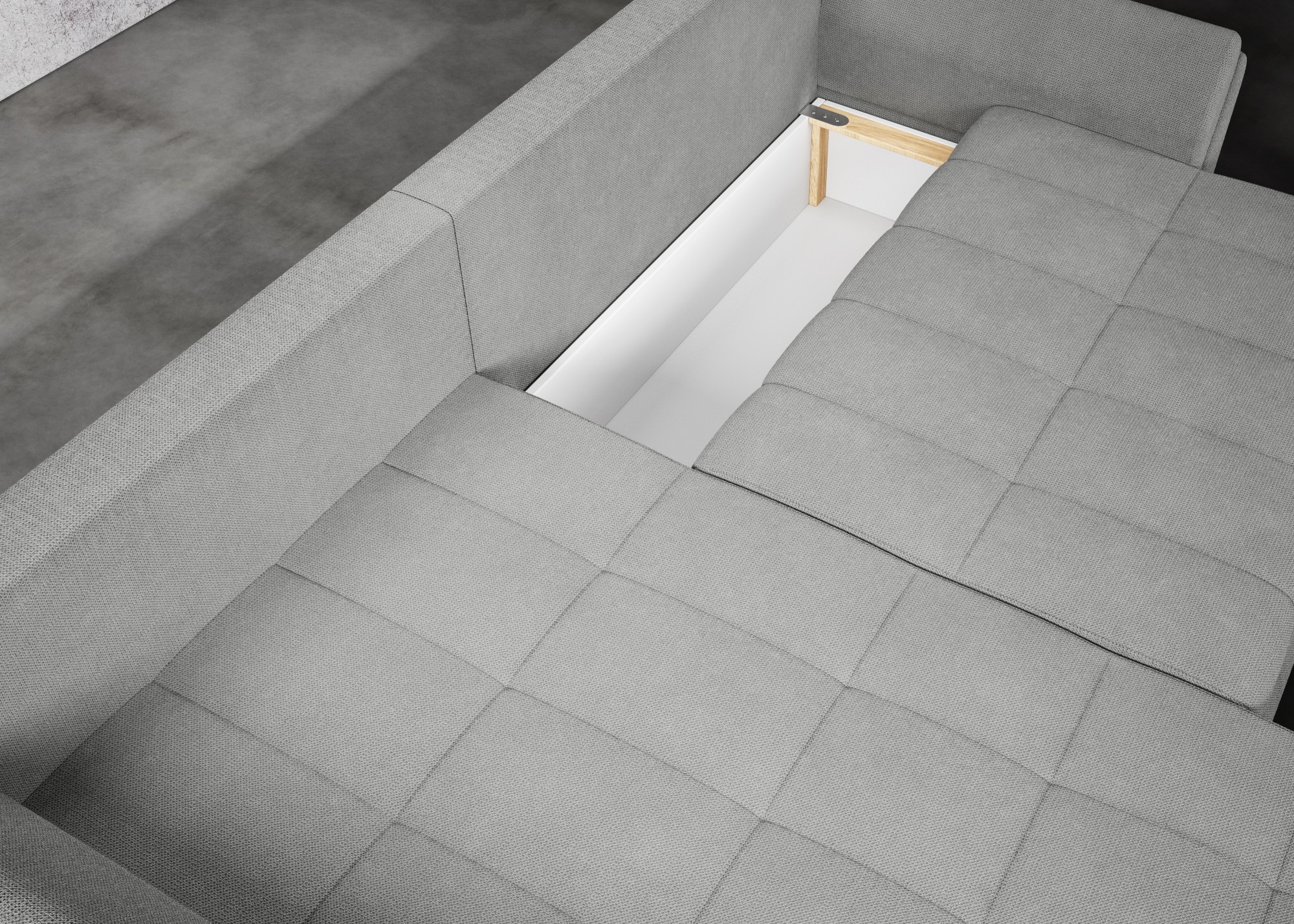 INOSIGN Ecksofa »Iolani«, mit Bettfunktion und Bettkasten