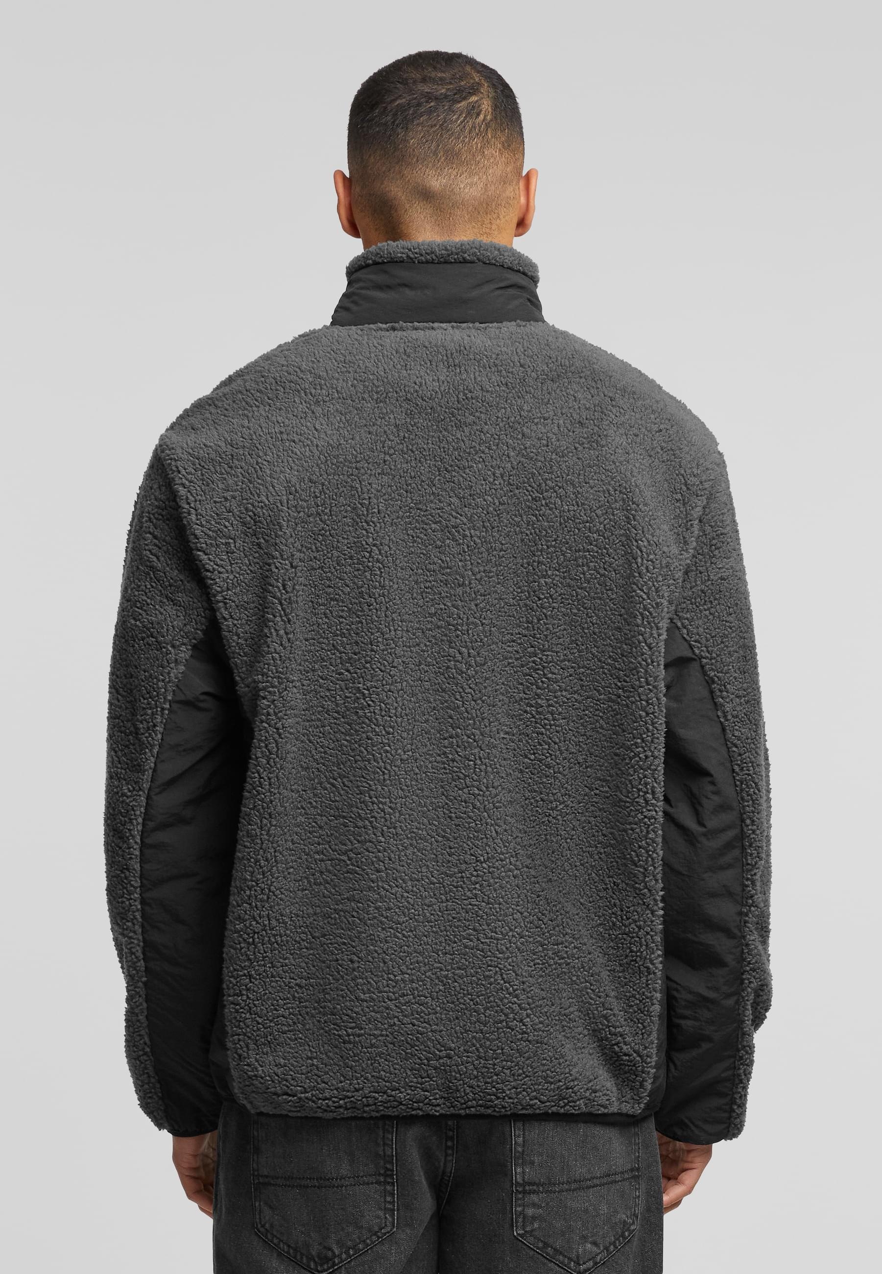 Karl Kani Allwetterjacke »Karl Kani Karl Kani Sport Patch Teddy Jacket«, (1 St.), mit Kapuze