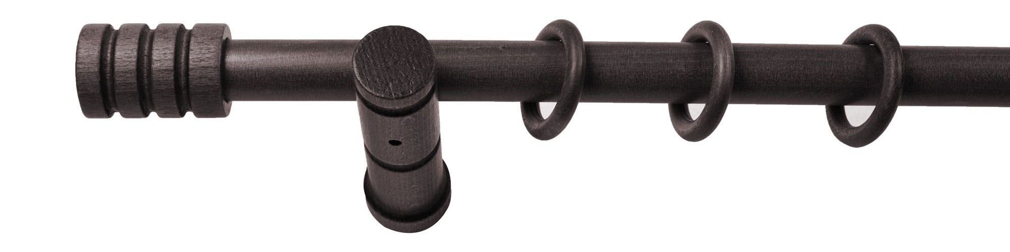 SN DECO GROUP Gardinenstange "Pisa" 1 läufig-läufig Fixmaß 28 mm, Holz, ver günstig online kaufen