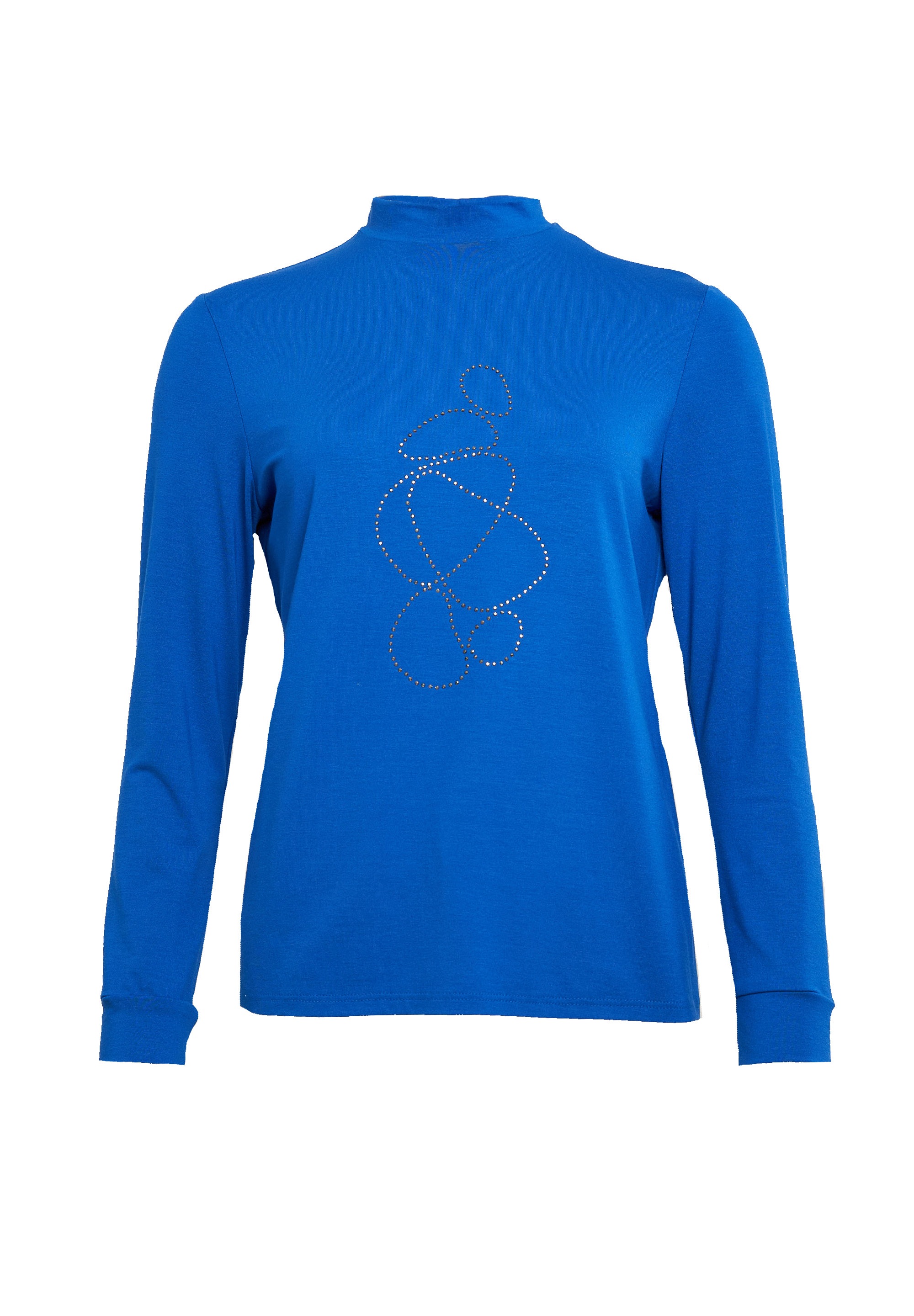 Seidel Moden Langarmshirt, mit Glitzersteinen, MADE IN GERMANY
