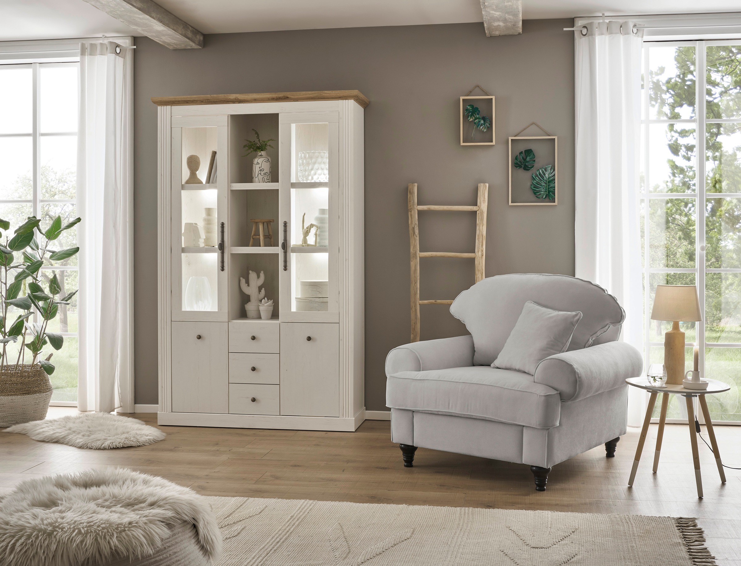 Home affaire Sessel »WESTMINSTER«, mit Federkern-Polsterung
