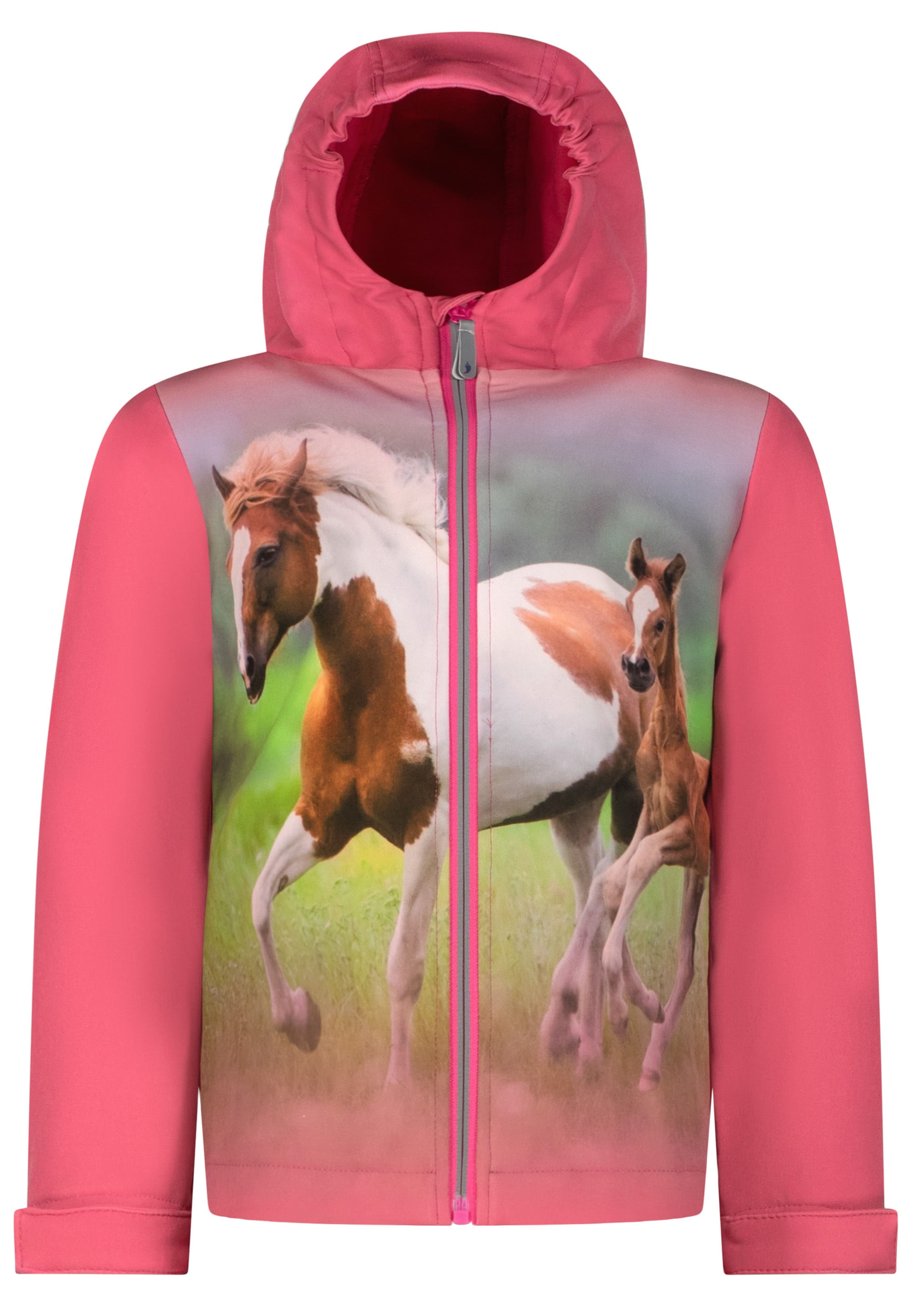 SALT AND PEPPER Softshelljacke, mit Pferde-Motiv