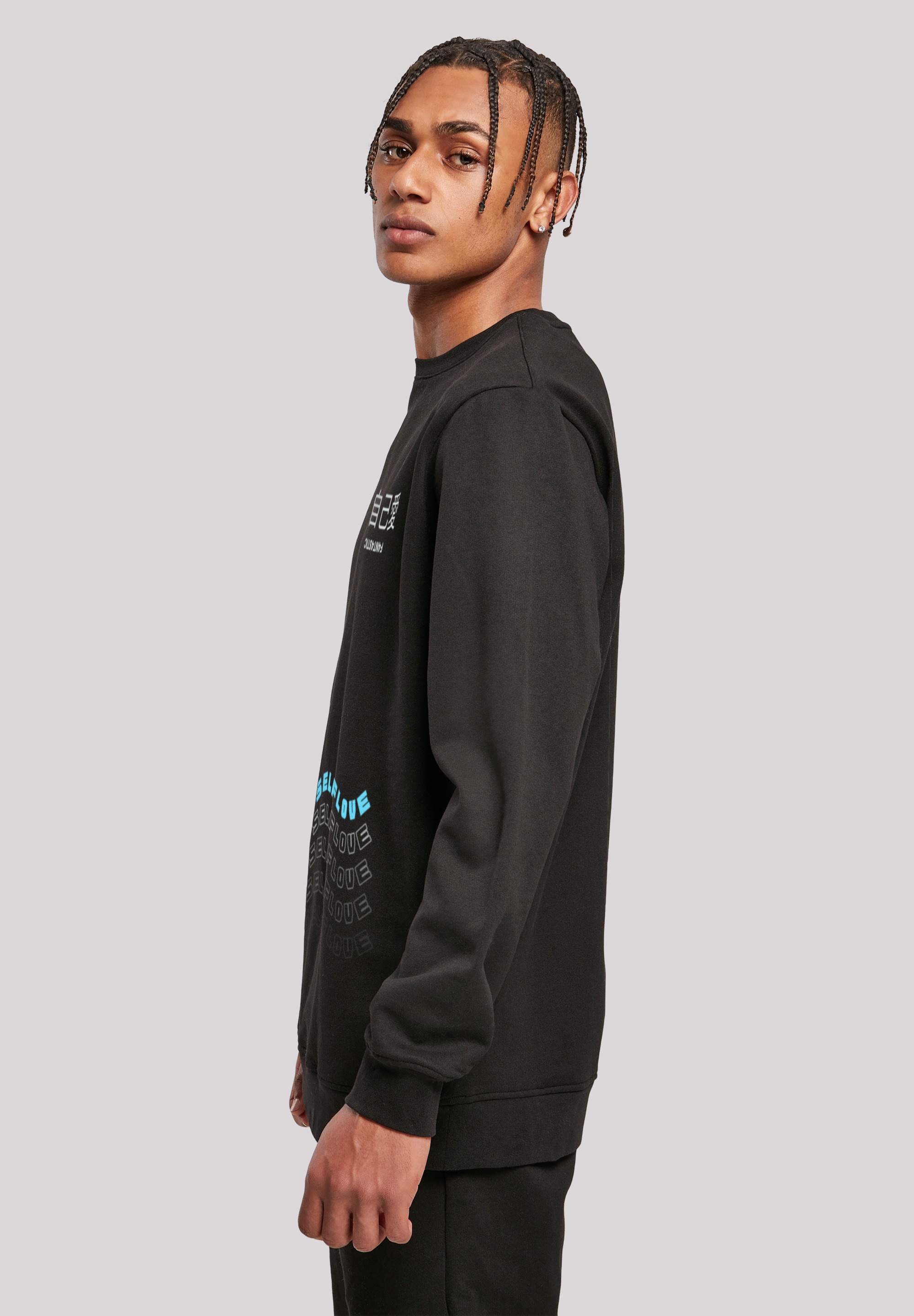 F4NT4STIC Kapuzenpullover »Self Love CREWNECK«, Print