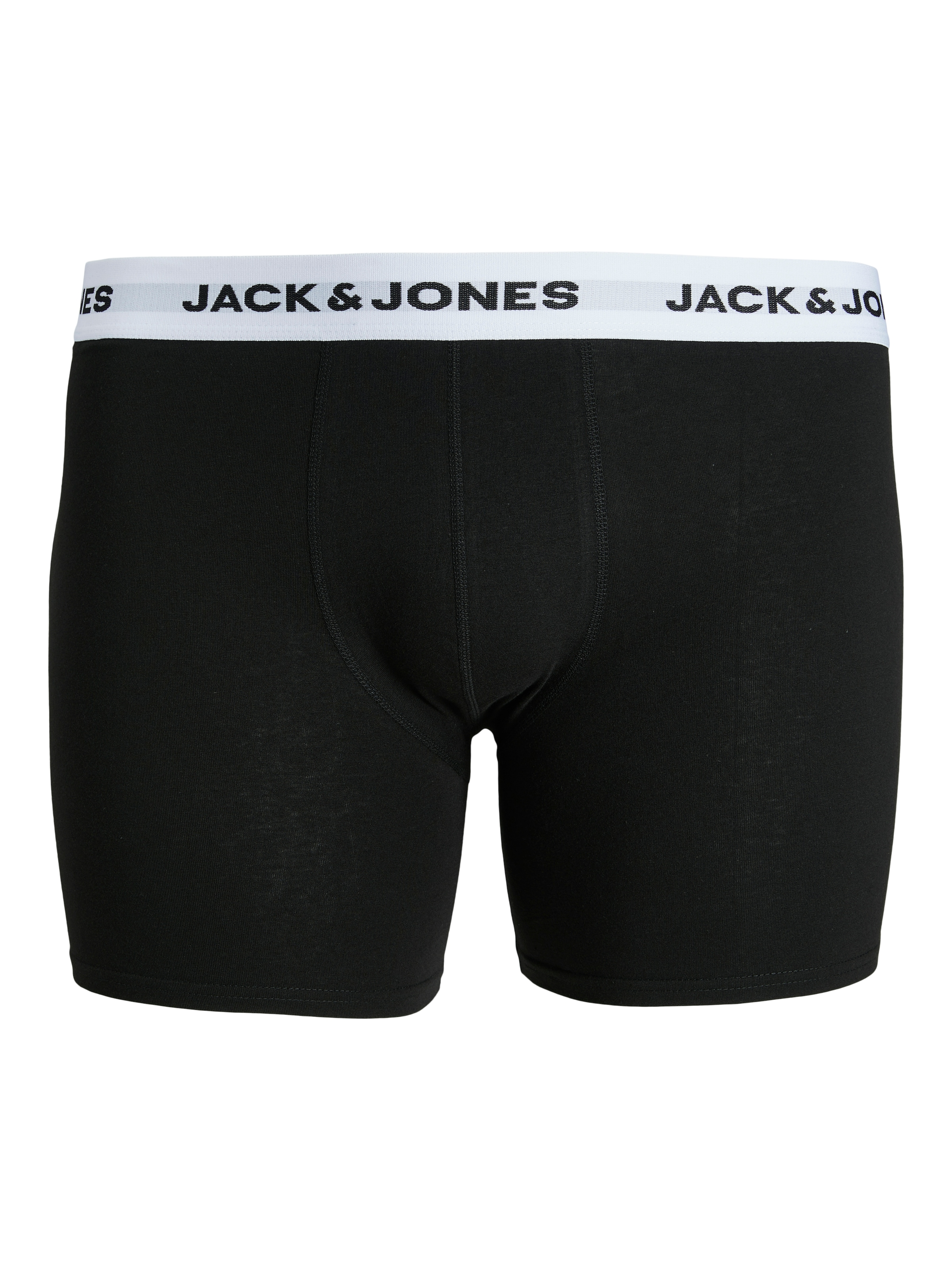 Jack & Jones PlusSize Boxershorts »JACBASIC WHITE WB TRUNKS 5 PACK NOOS PLS«, (Packung, 5 St.), mit Logo Schriftzug