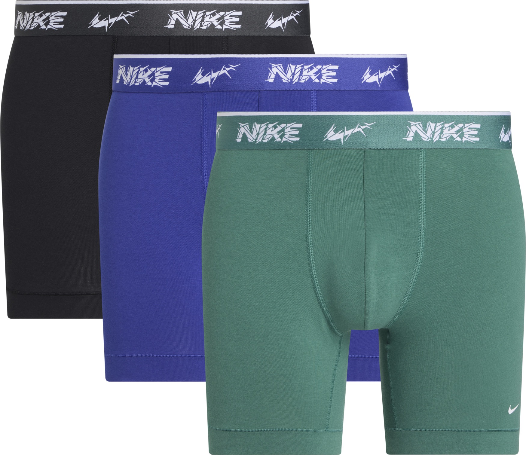 NIKE Underwear Boxershorts "BOXER BRIEF 3PK", 3 Stk. mit NIKE Logo-Elastikb günstig online kaufen