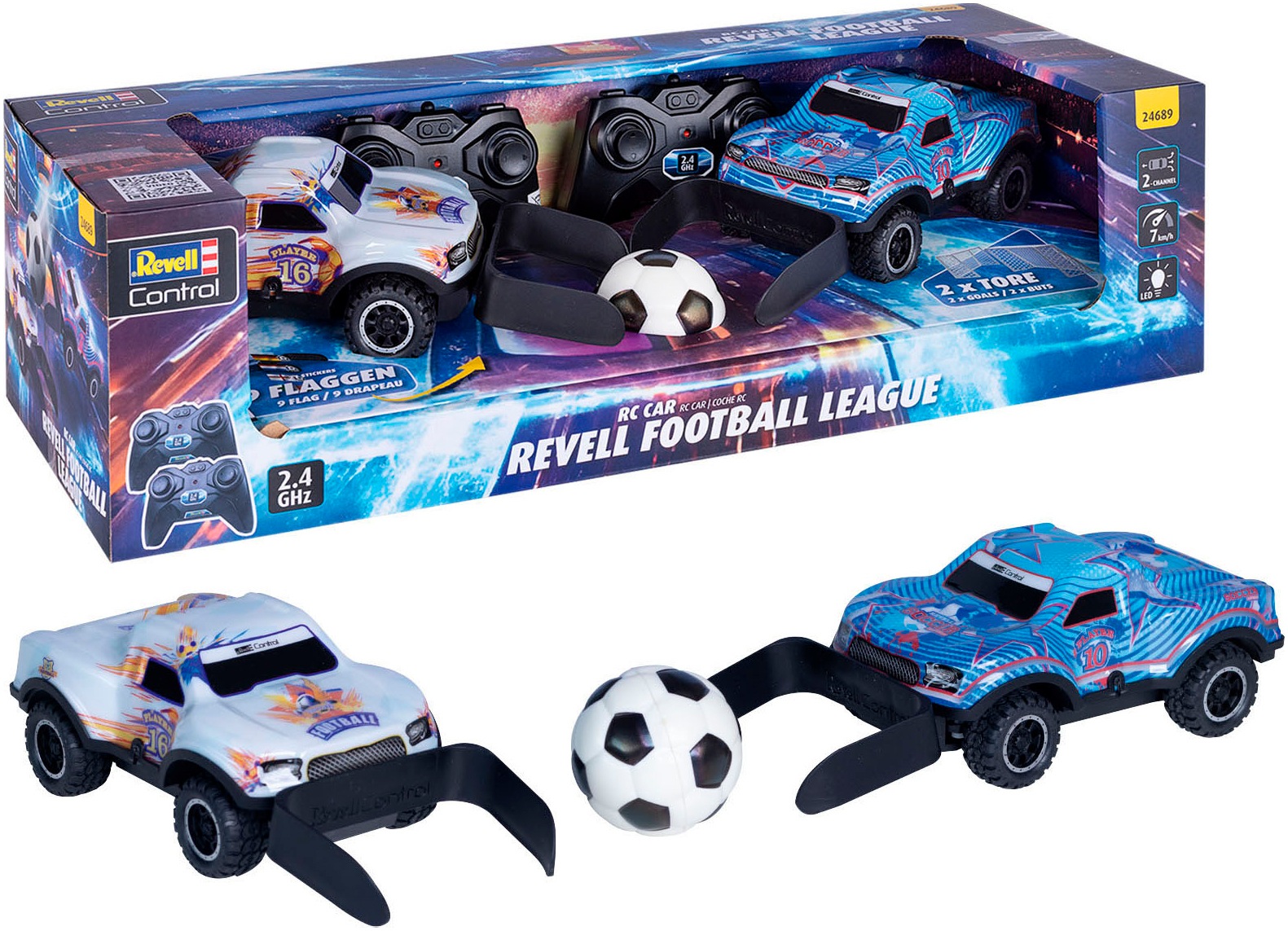 Revell® RC-Auto »Revell® control, Football League, 2,4 GHz«, mit LED-Licht