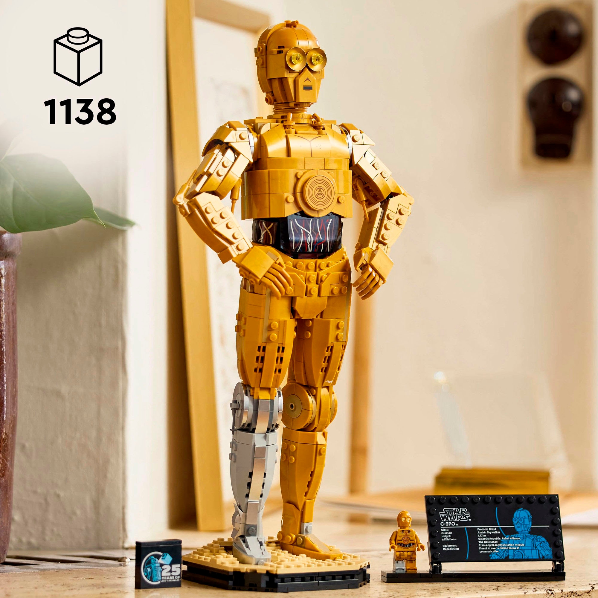 LEGO® Konstruktionsspielsteine »C-3PO™ (75398), LEGO Star Wars ™«, (1138 St.), Made in Europe