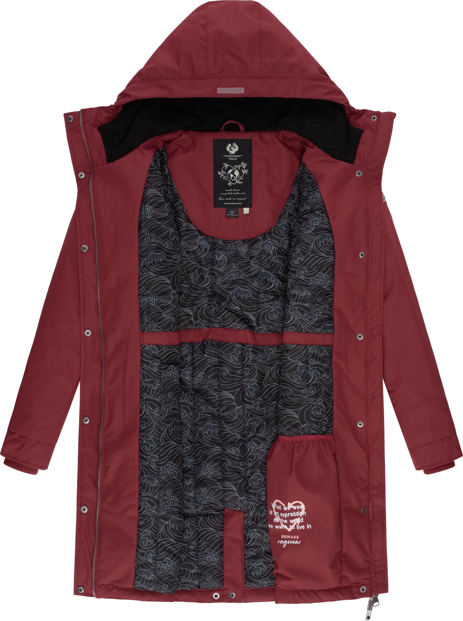 Ragwear Wintermantel »Reloved Remake II Intl.«, Winterparka aus recycelten Materialien