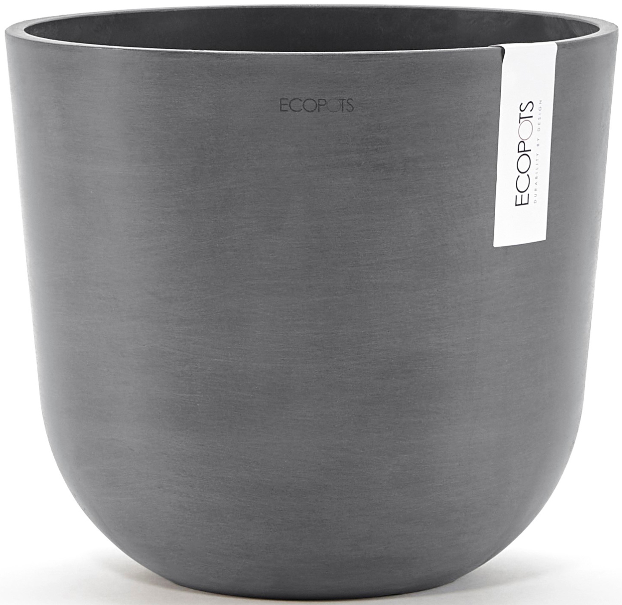 ECOPOTS Blumentopf »Oslo 25 + Wassersystem Grau«, für innen und außen: frostsicher, bruchsicher und lichtbeständig