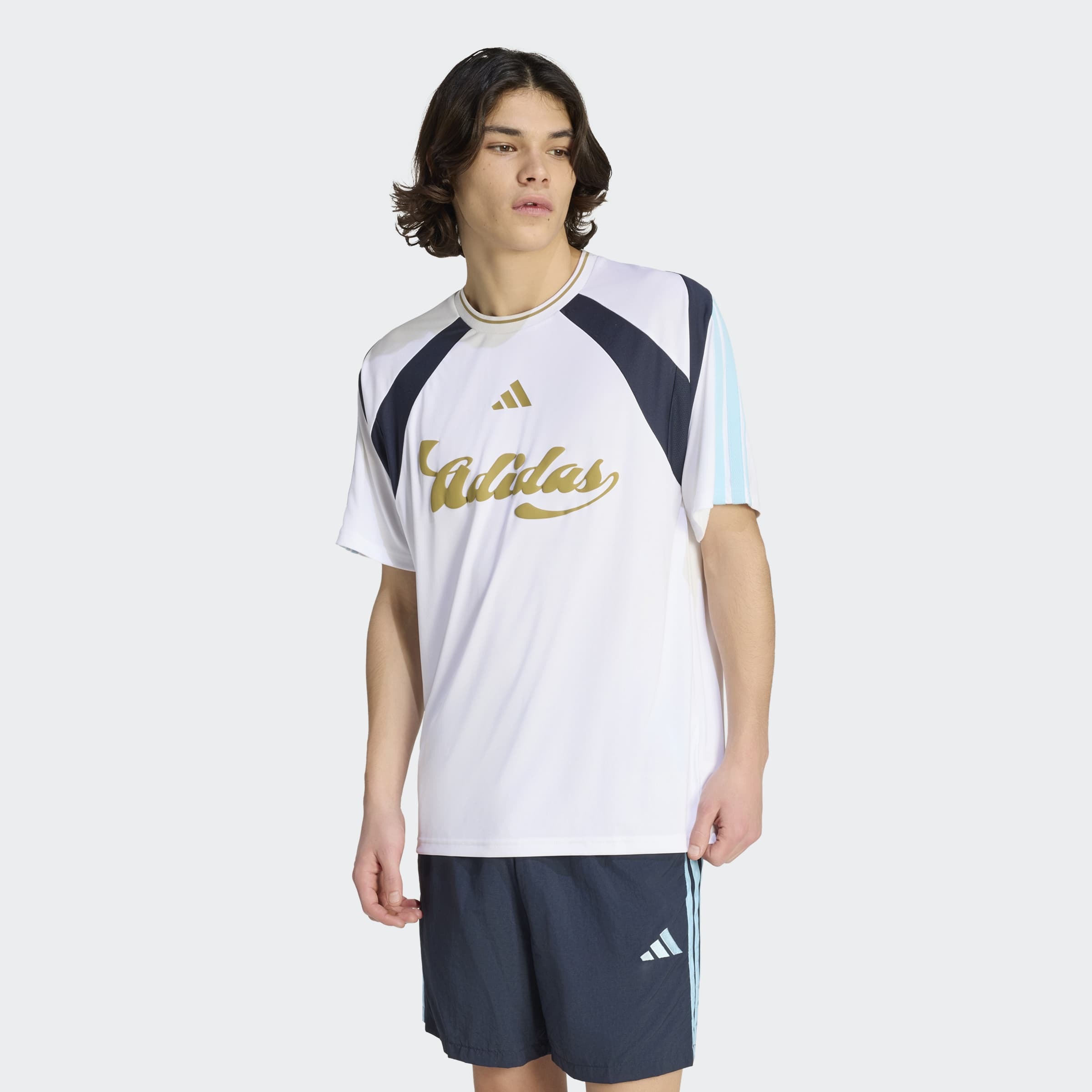 adidas Sportswear T-Shirt "M TIRO NP TEE" mit Reißverschluss, normaler Schnitt, gerader Abschluss