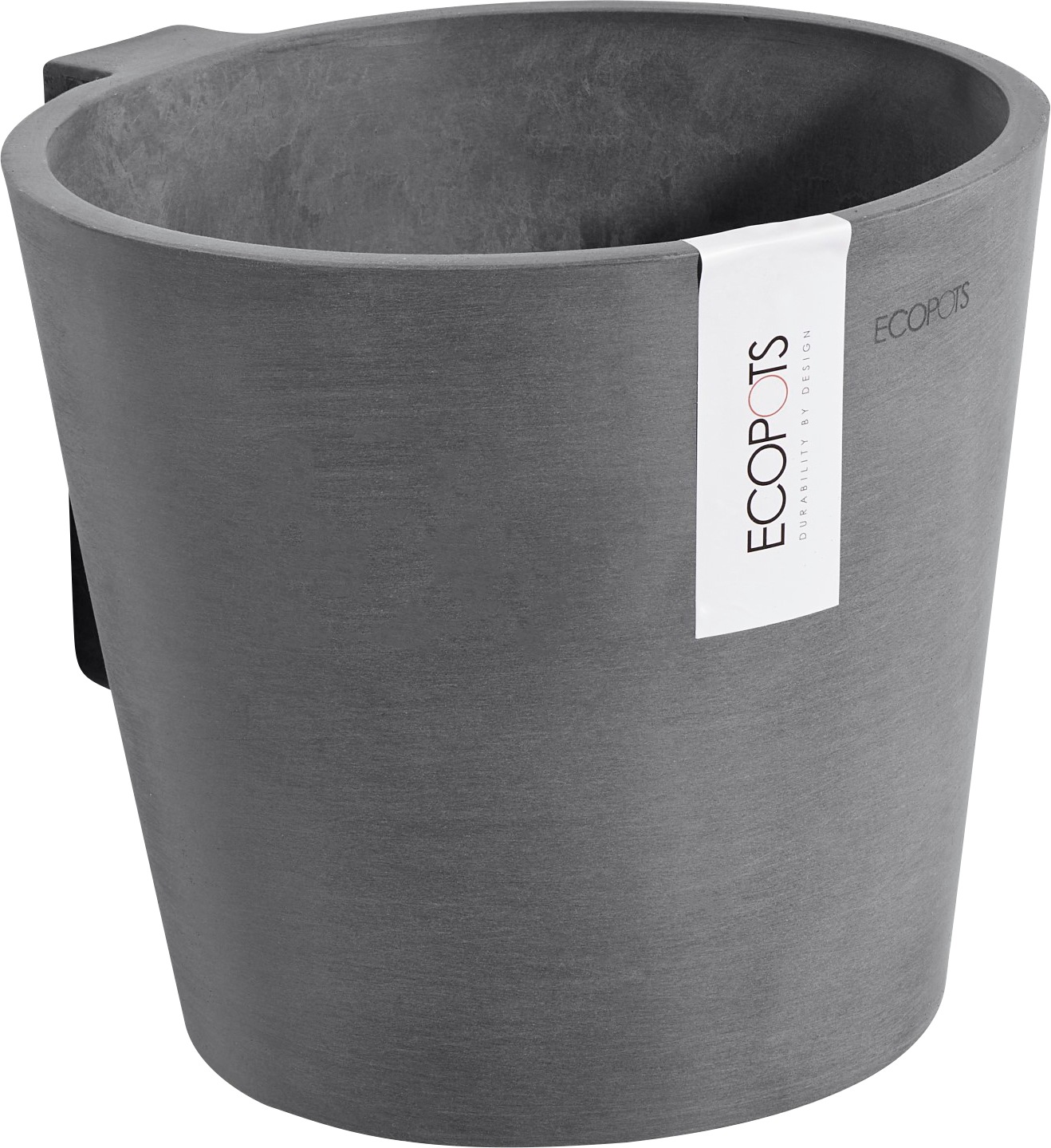 ECOPOTS Blumentopf »AMSTERDAM WALL Grey«, BxTxH: 21,8x21,8x17,5 cm