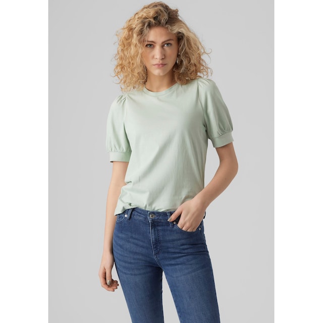 Vero Moda T-Shirt »VMKERRY 2/4 O-NECK TOP VMA JRS NOOS«, mit  Rundhalsausschnitt für bestellen | BAUR