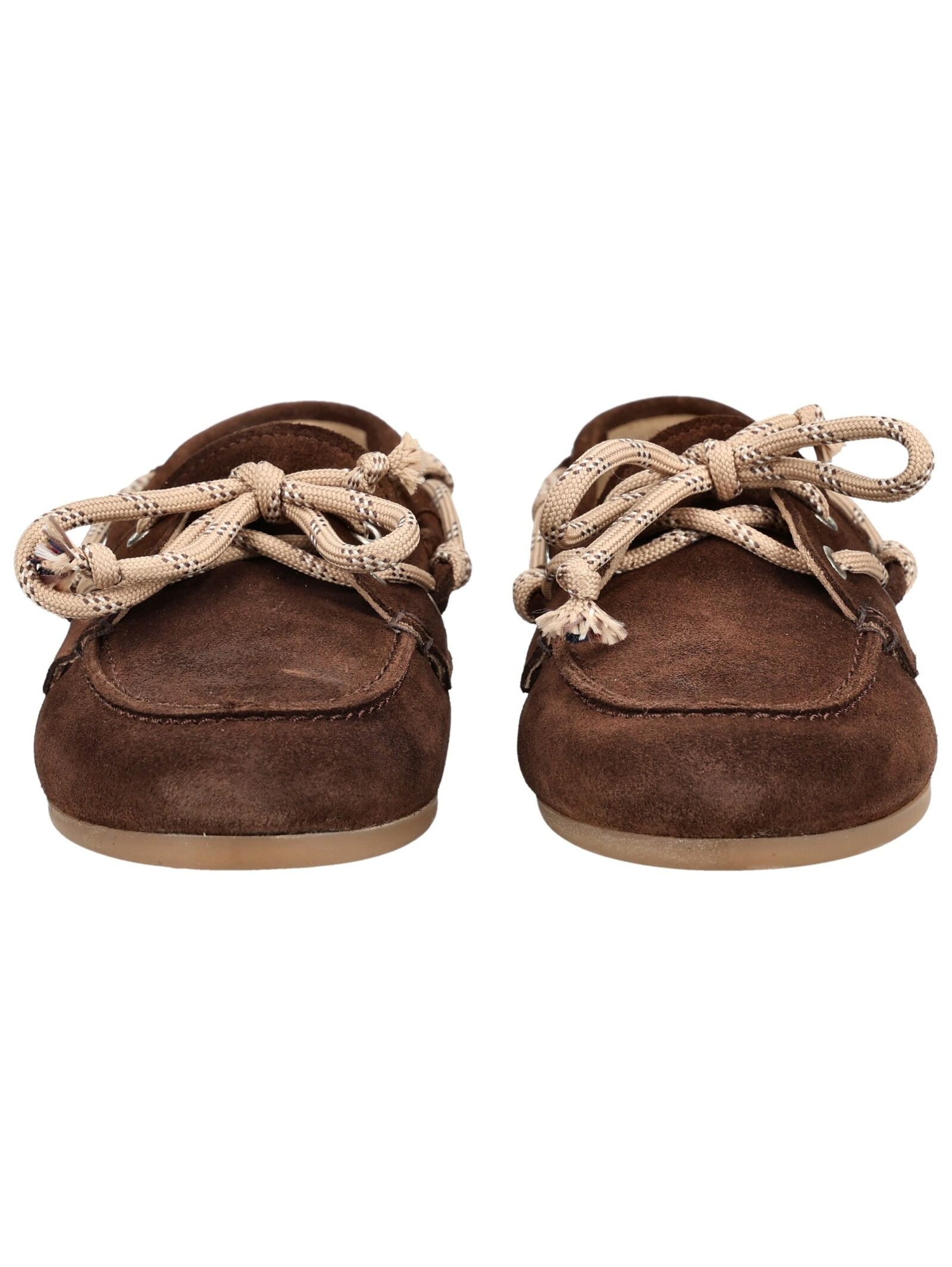 PAVEMENT Pavement Boat Shoe Suede Light Brown 38 2