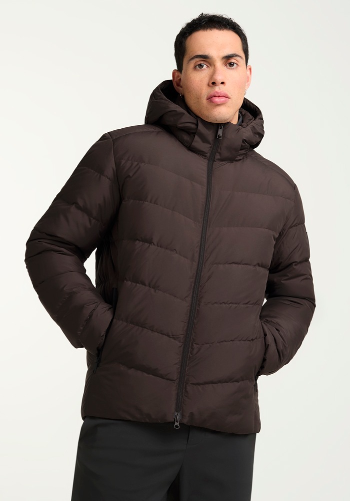 Jack Wolfskin Daunenjacke "COLONIUS JKT M RDS" mit Kapuze Daunenjacke, warm, winddicht und wasserabweisend