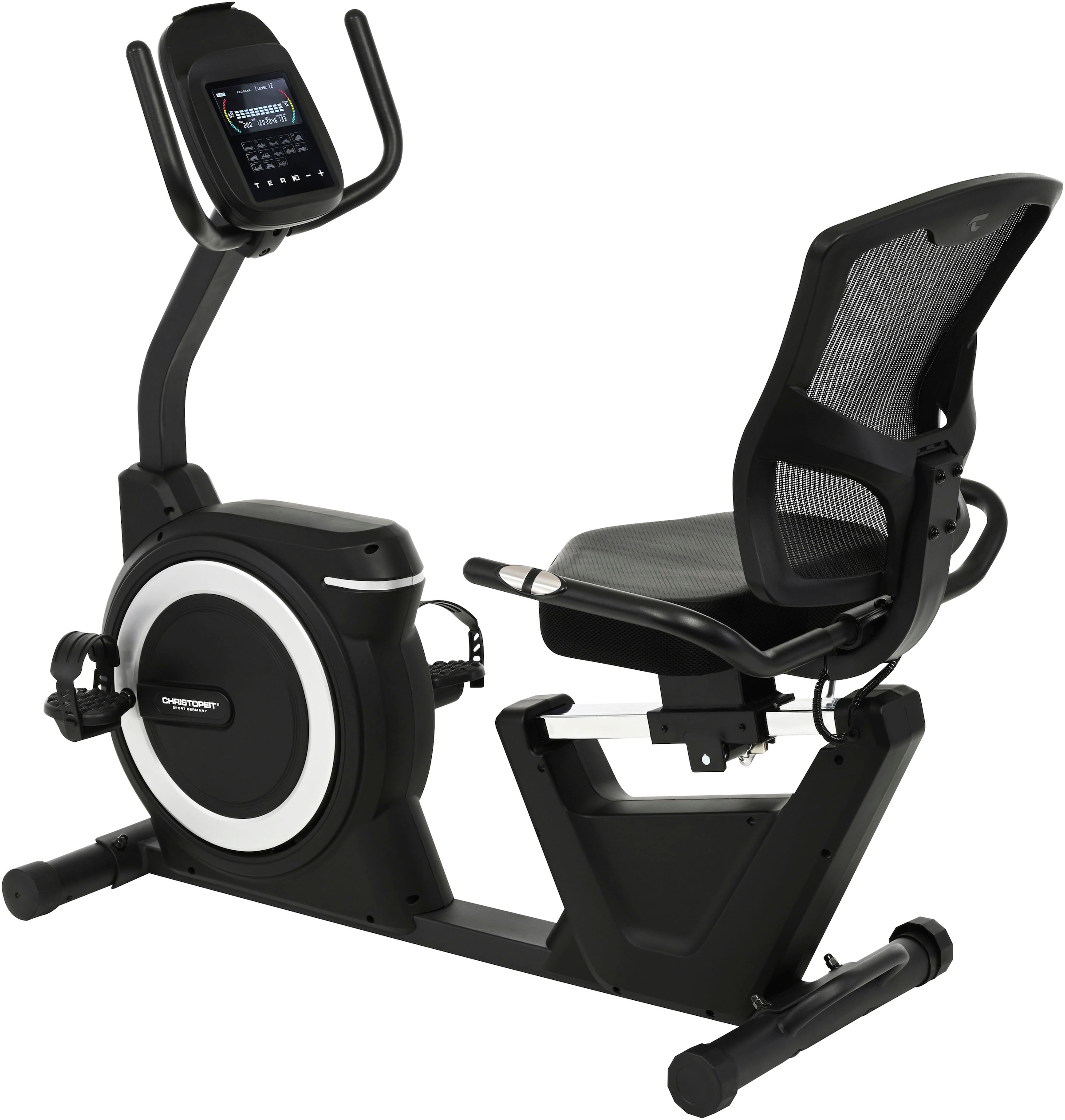 Christopeit Sport® Liege-Ergometer »Sitz-Ergometer RS 4000« 150 kg max. Benutzergewicht, Fahrrad, 32 Widerstandsstufen