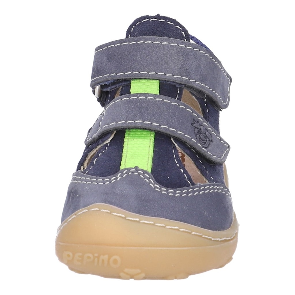 PEPINO by RICOSTA Klettschuh »EBI WMS Schuh Weiten Mess System: mittel«, Sandale, Babyschuh, Freizeitschuh mit Kontrastbesatz