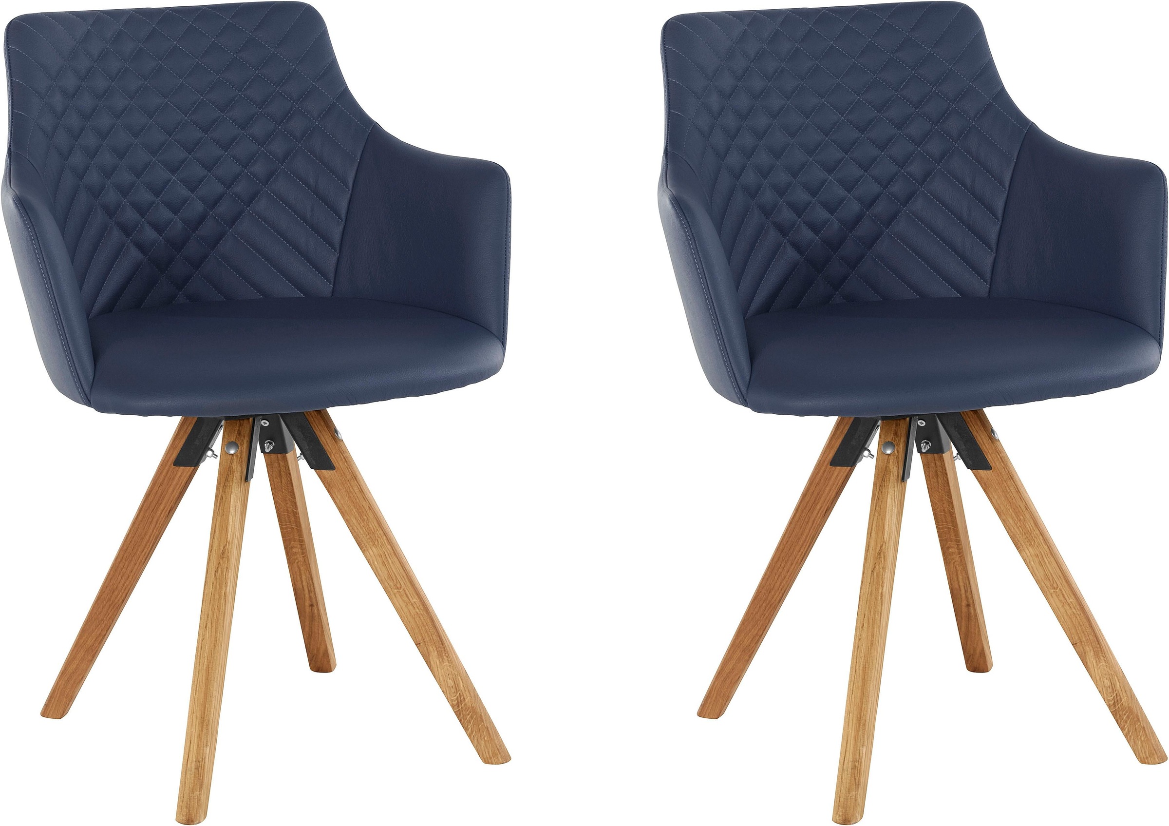 Home affaire Armlehnstuhl "LISABON" (Set) 2 Stk.mit Drehfunktion, Bezug aus günstig online kaufen