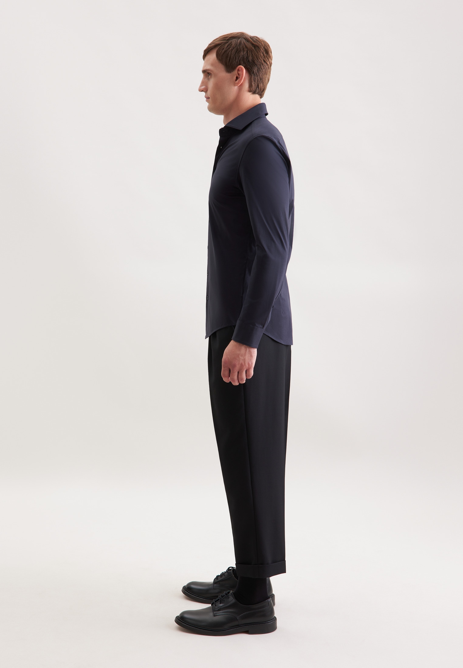 seidensticker Businesshemd »Schwarze Rose« Slim 1/1 Kentkragen Uni