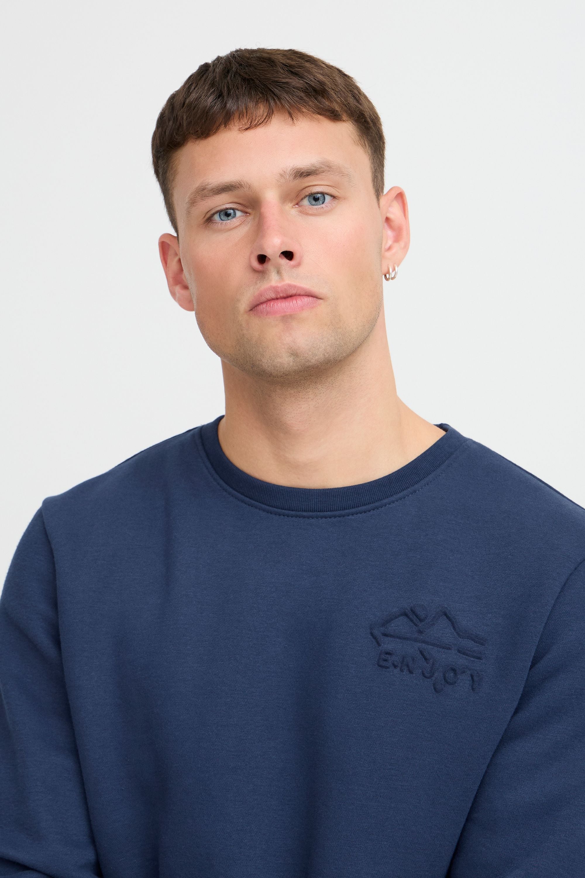 Blend Rundhalspullover »BHSweatshirt« Klassischer Sweatpullover mit Rundhalsausschnitt