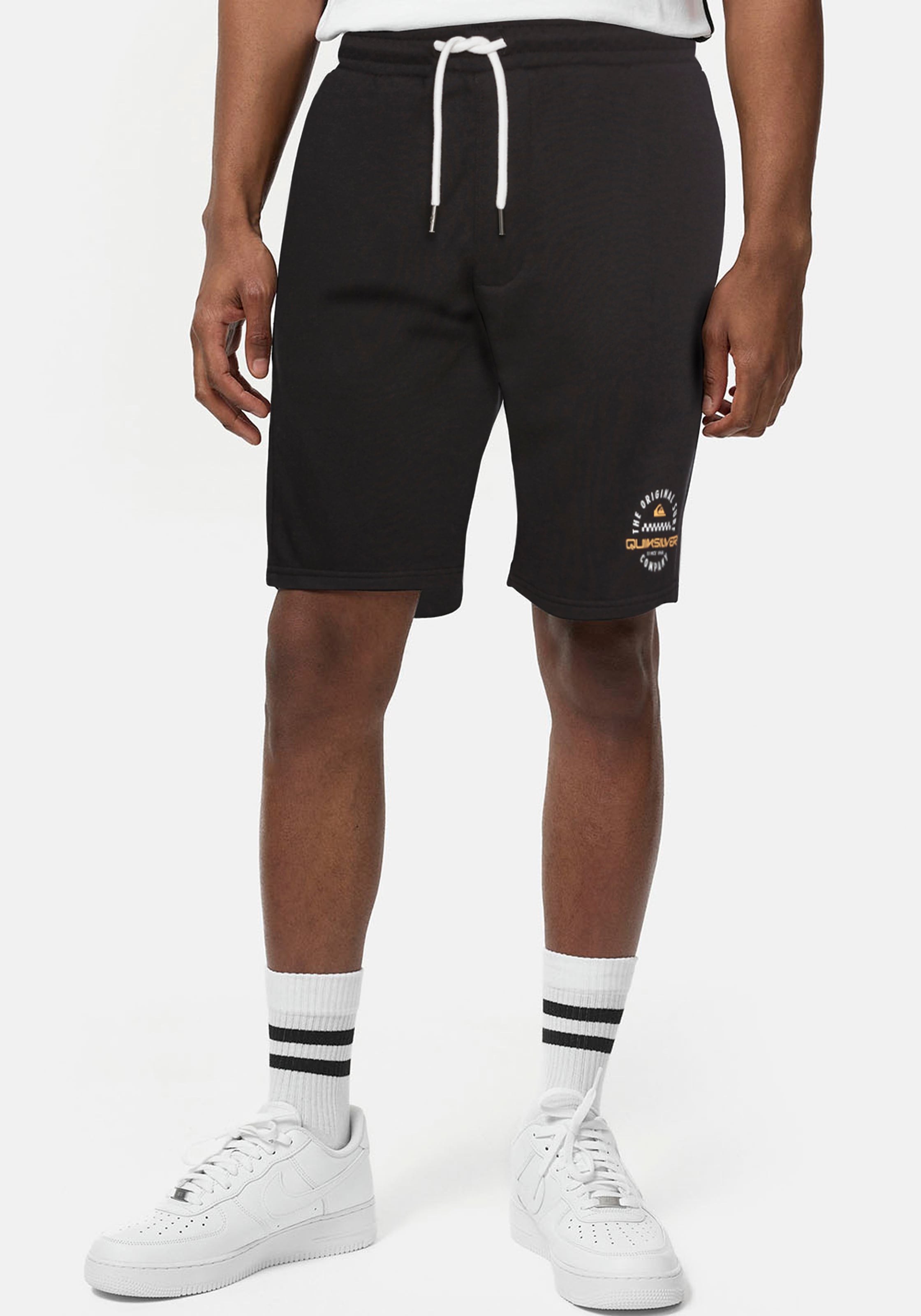 Quiksilver Sweatshorts "POST IT FLEECE SHORT YM" aus Baumwolle und Polyester, für Sportmode, sportlicher Stil