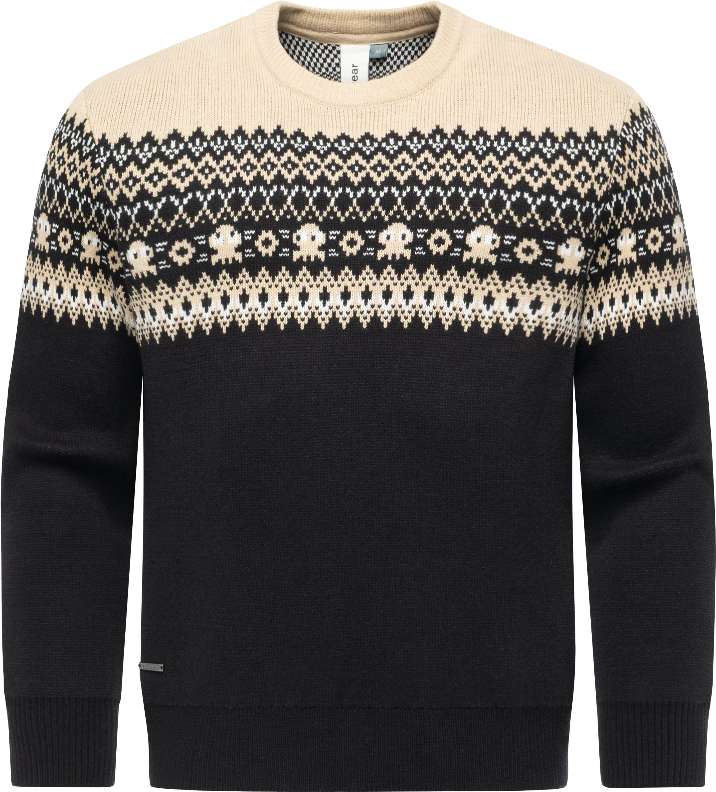 Ragwear Norwegerpullover "Norwen" Warmer Norweger Herren Strickpullover günstig online kaufen