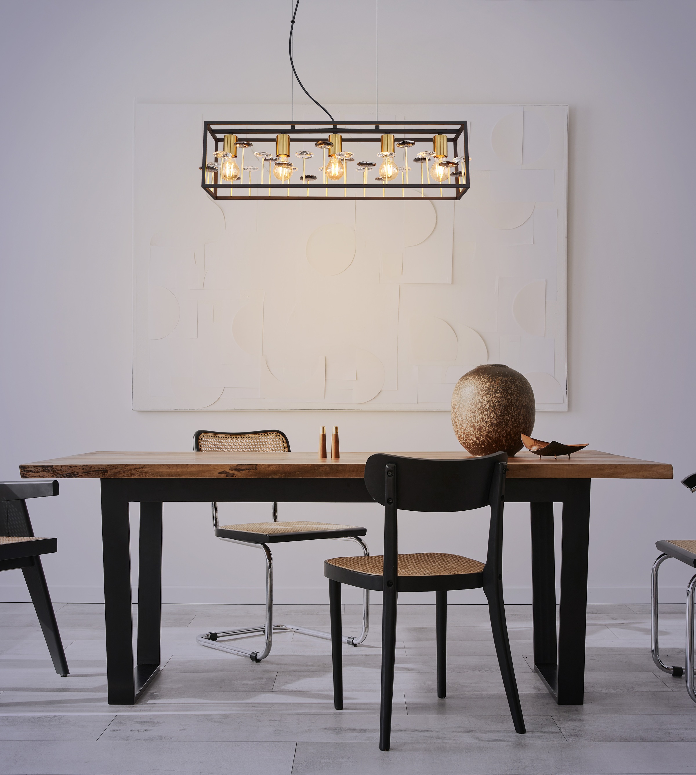 GLOBO LIGHTING Hängeleuchte »LISBON« E27 1 Stk. Hängelampe/Pendelleuchte/Esszimmer/Wohnzimmer/Esstisch