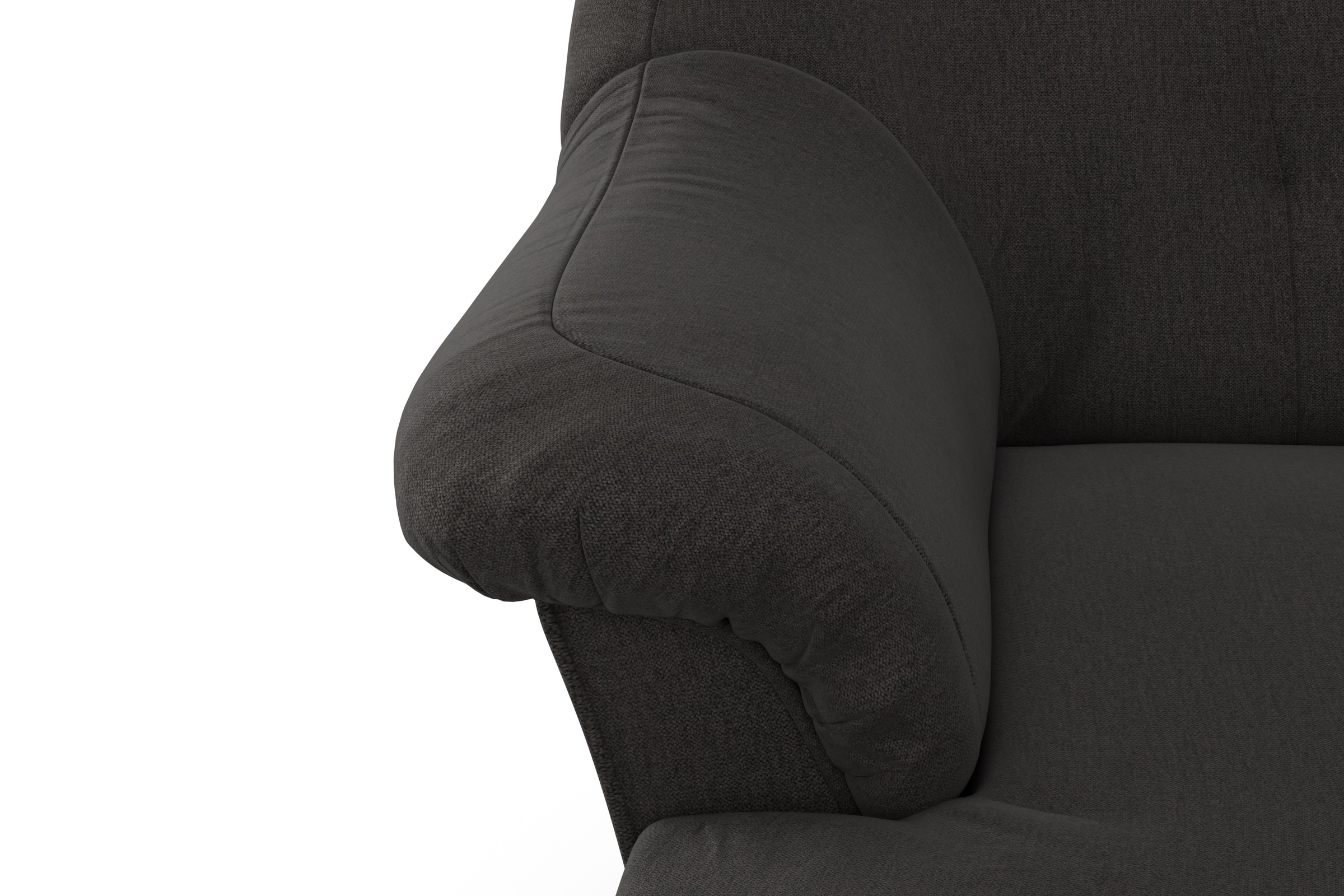 DOMO collection Wohnlandschaft »Pegnitz, zeitlos und modern, mit attraktiver Rückensteppung, U-Form«, wahlweise mit Bettfunktion