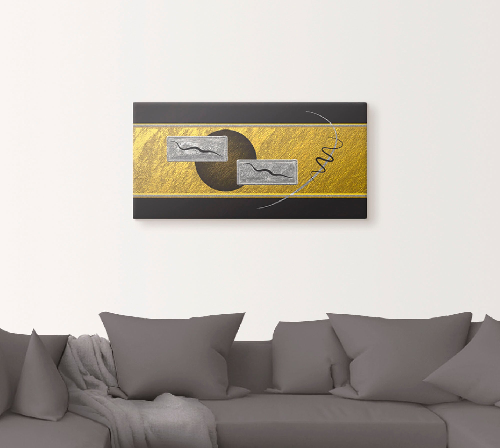 Artland Wandbild »Abstrakt III«, Muster, (1 St.), als Leinwandbild, Wandaufkleber in verschied. Größen