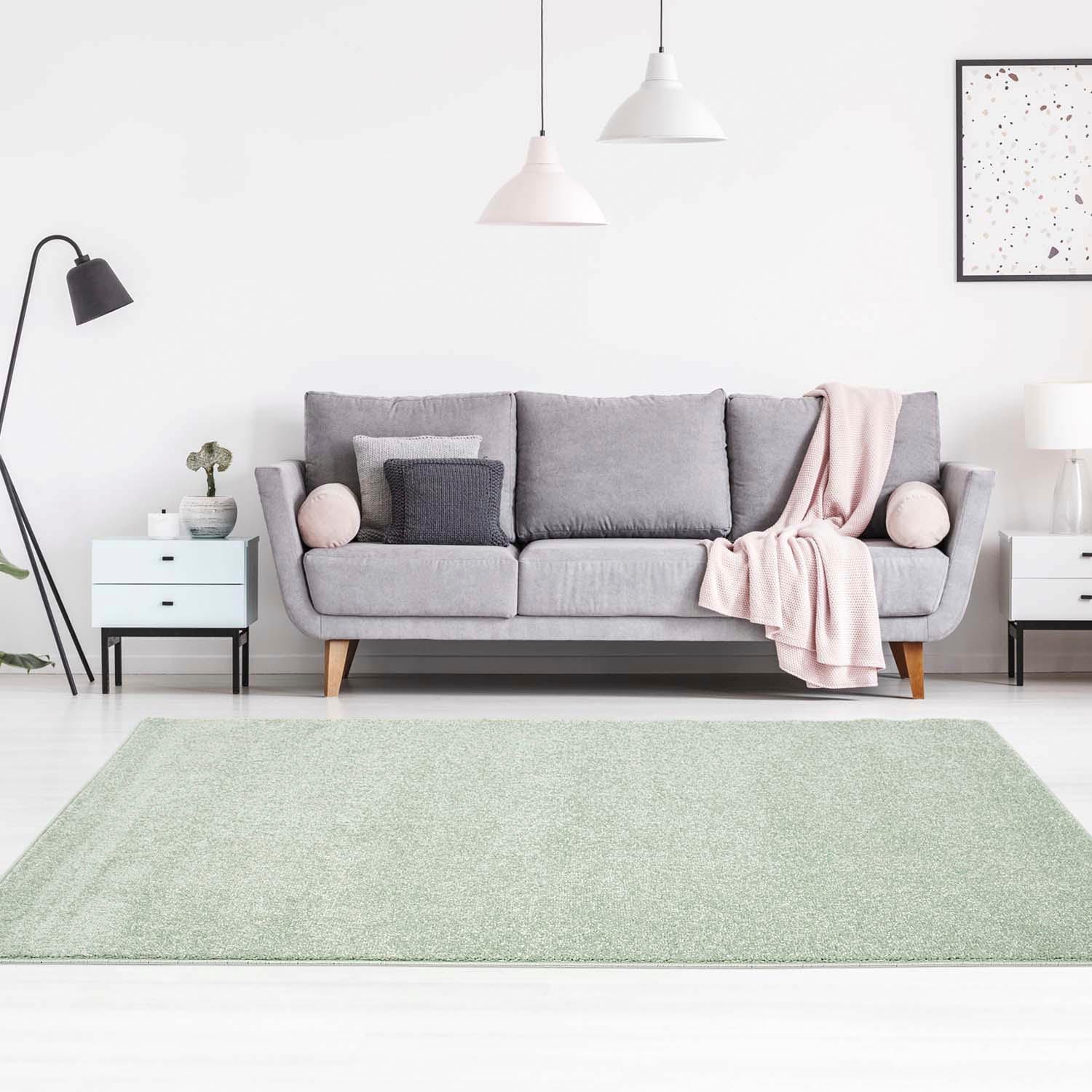 Carpet City Teppich "Moda Soft 2081" rechteckig 11 mm Höhe Kurzflor, Uni-Fa günstig online kaufen