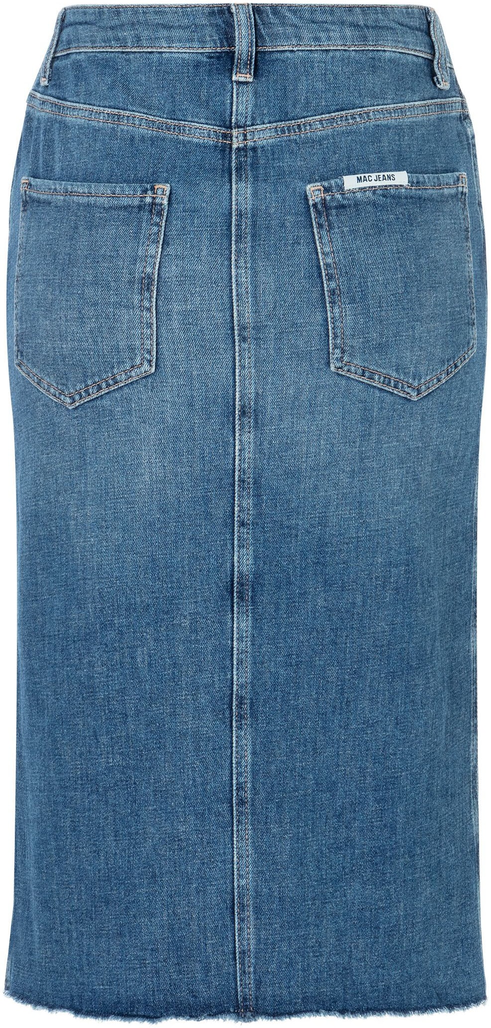 MAC Midirock »MIDI SKIRT fringe«, im Five-Pocket Style