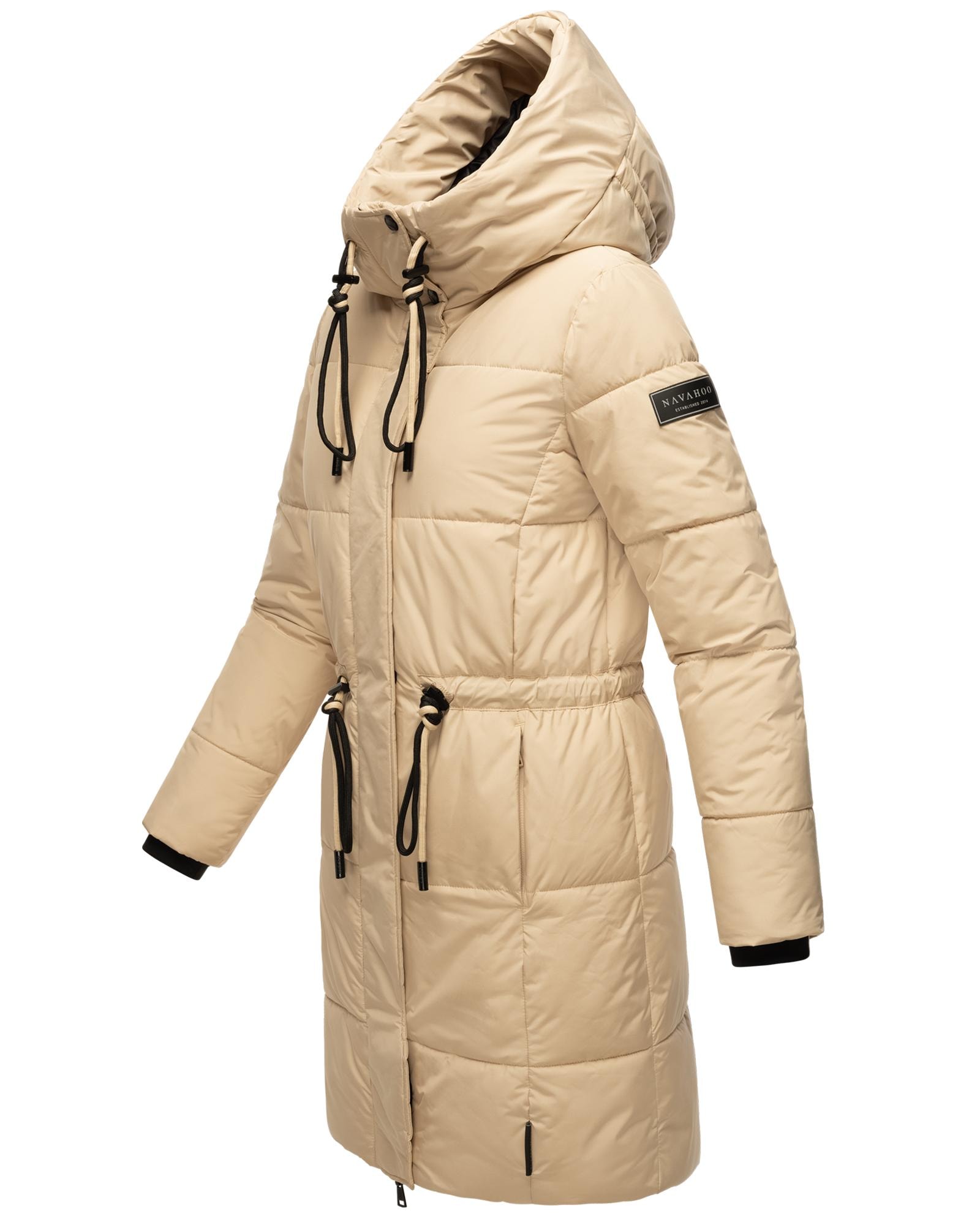 Navahoo Steppmantel »Zuckertatze XIV«, Stylischer Winterparka mit verstellbarer Kapuze