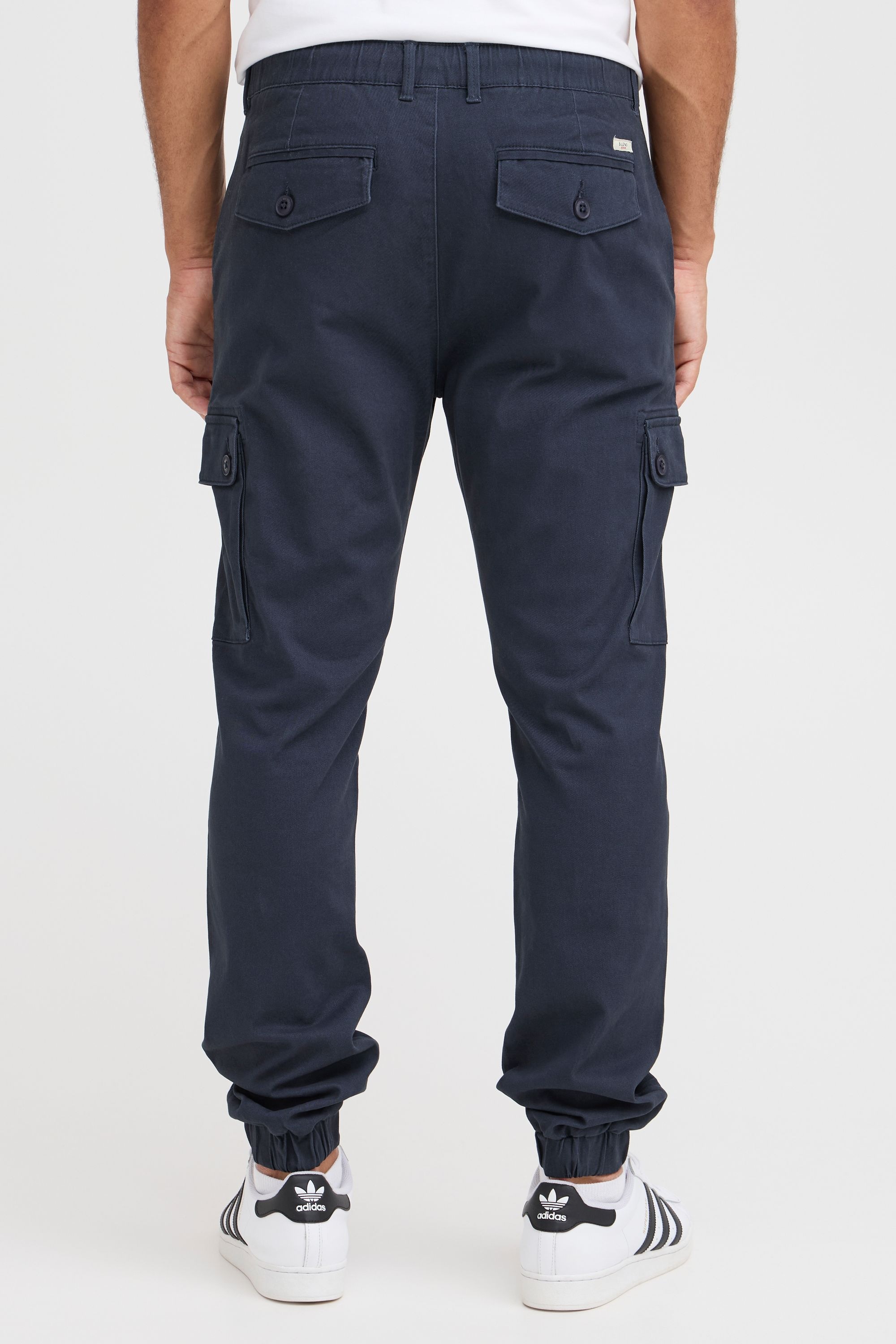 Cargohose BLEND "Cargohose BHSellini", Herren, Gr. 34, Länge 32, blau (navy), Obermaterial: 98% Baumwolle CO. 2% Elasthan EL., Hosen Cargohose 6