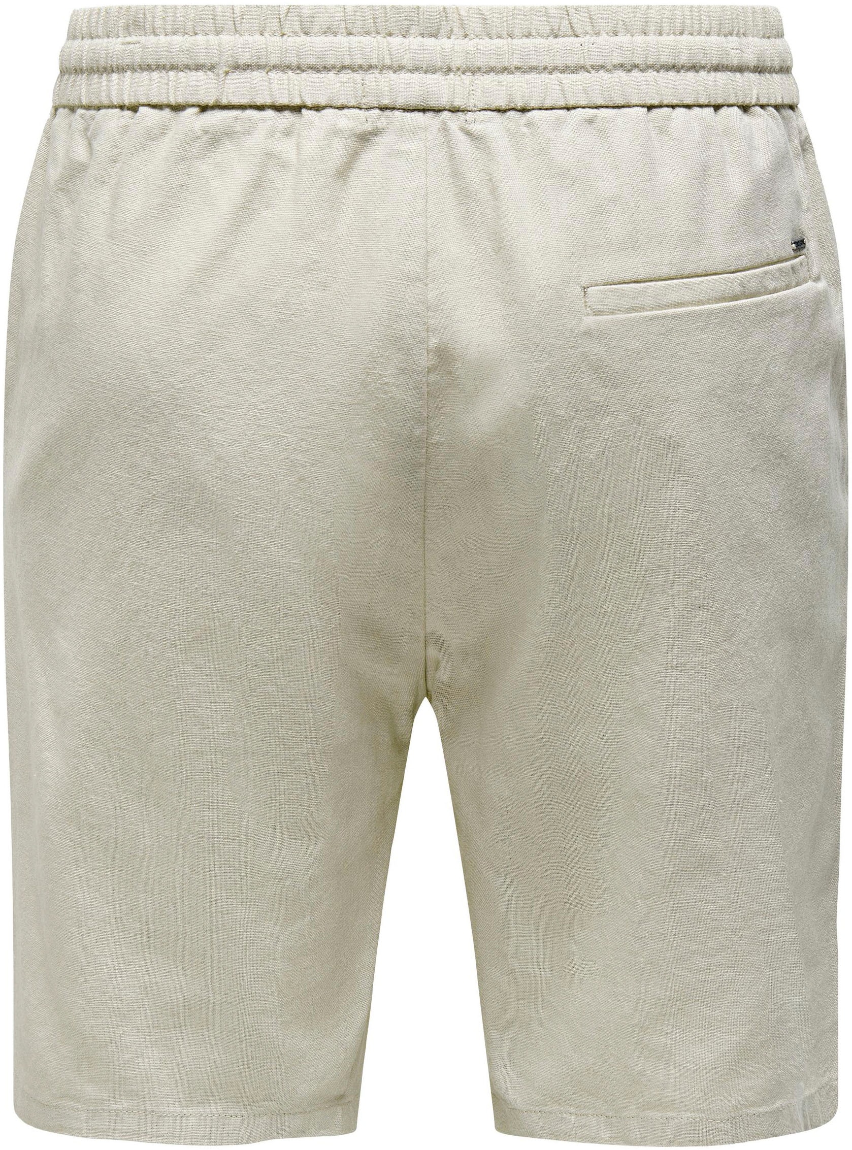 ONLY & SONS Shorts »ONSLINUS 0007 COT LIN SHORTS NOOS«