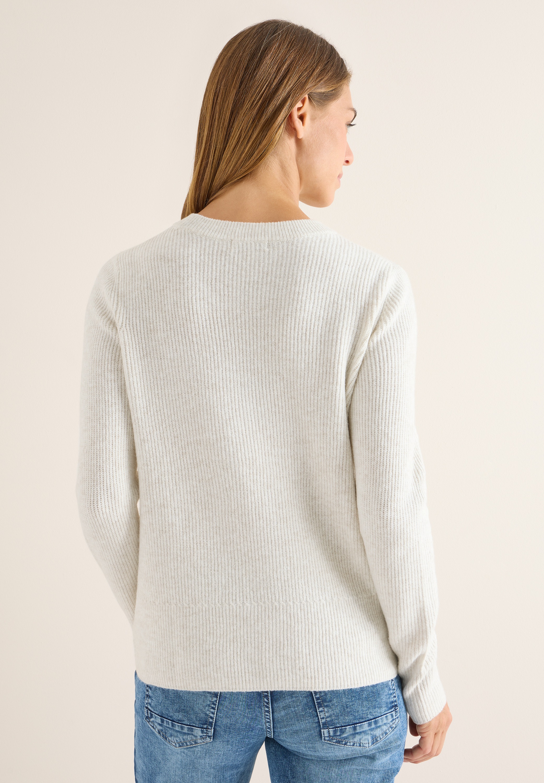 Cecil Strickpullover, mit Rundhalsausschnitt
