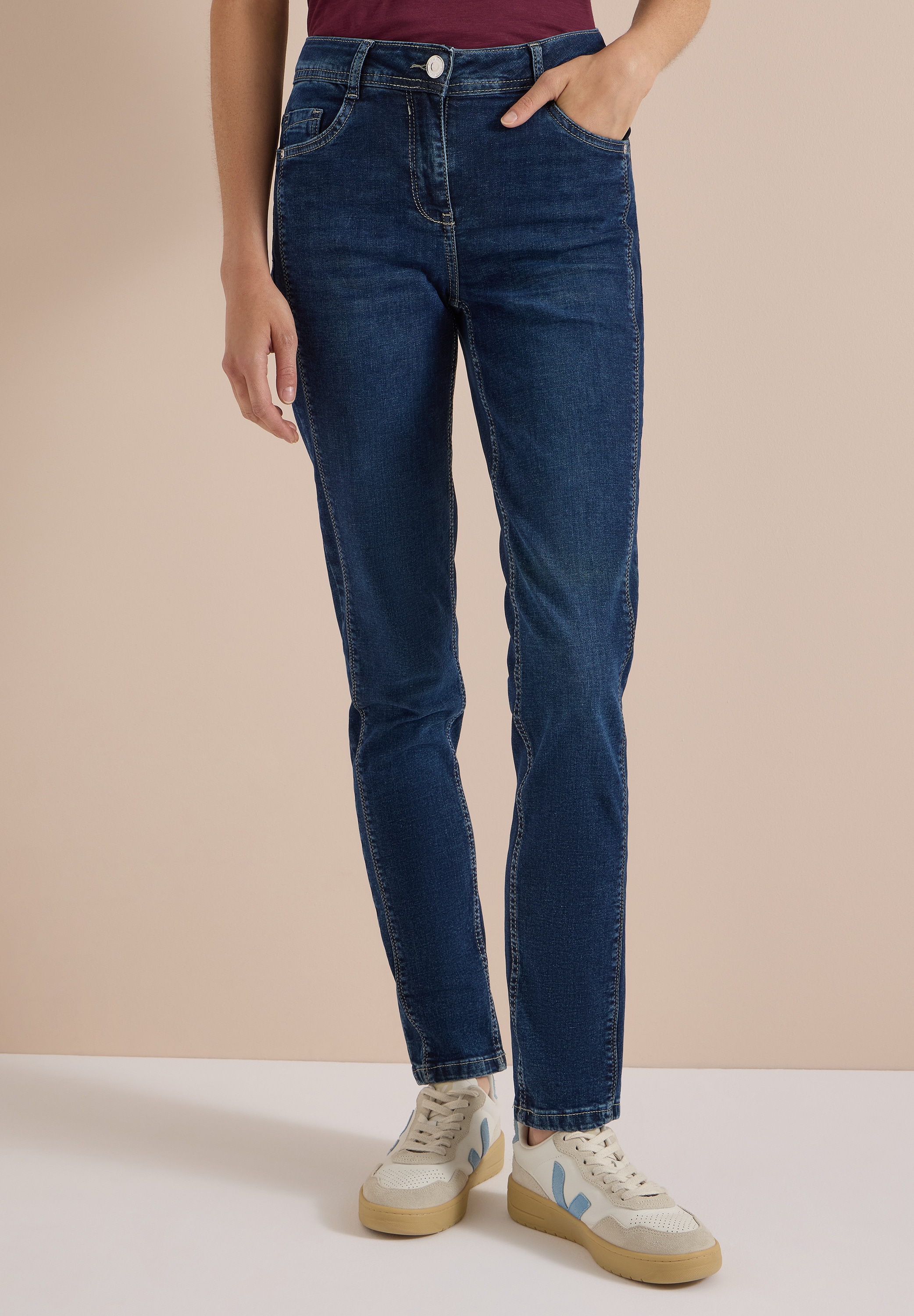 Cecil Slim-fit-Jeans 5-Pocket-Style