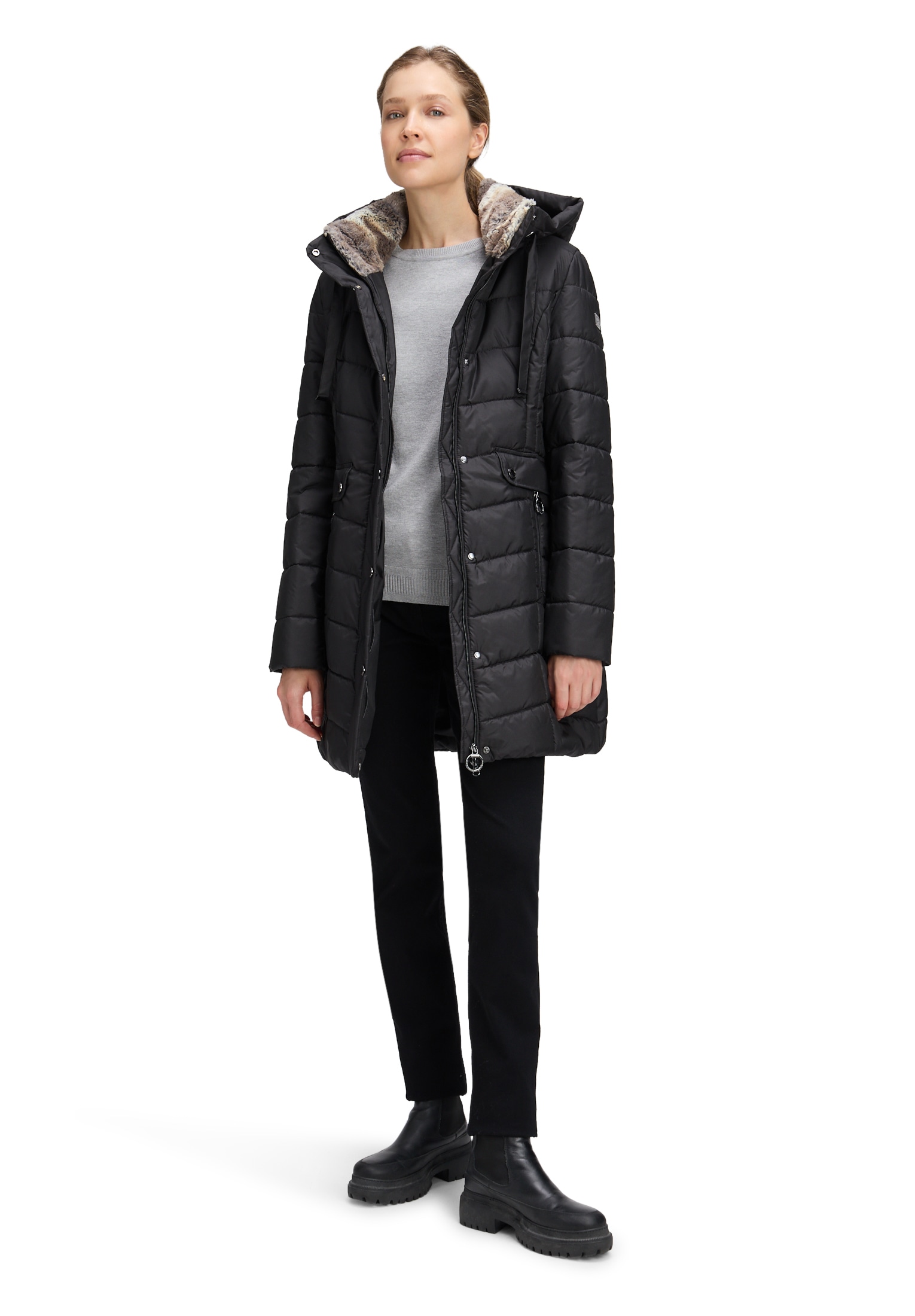 Betty Barclay Outdoorjacke »Damen Outdoorjacke mit abnehmbarer Kapuze« mit Kapuze