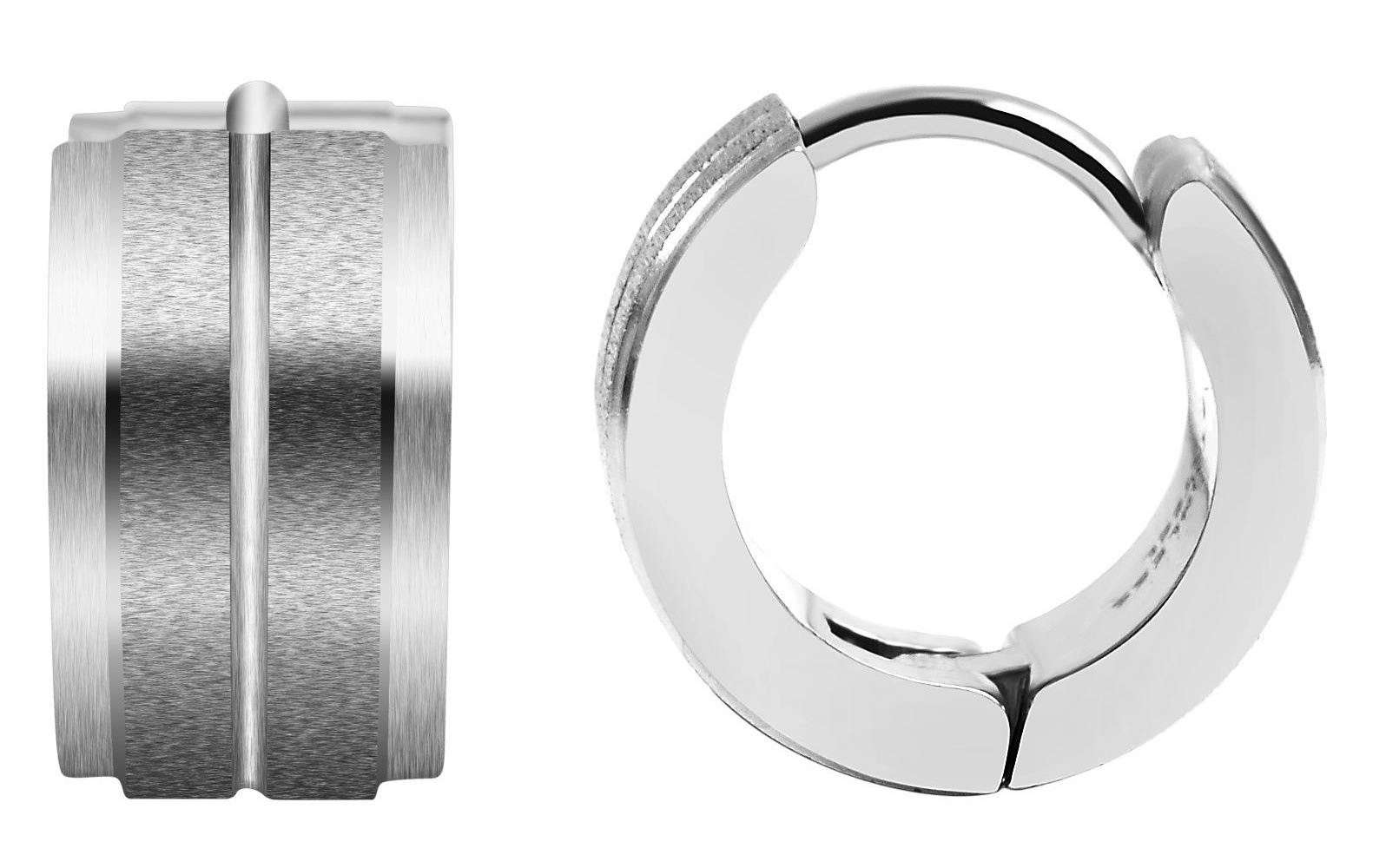 Adelia´s Klappcreolen "Damen Ohrringe – Klappcreole aus Edelstahl" Zum Vers günstig online kaufen