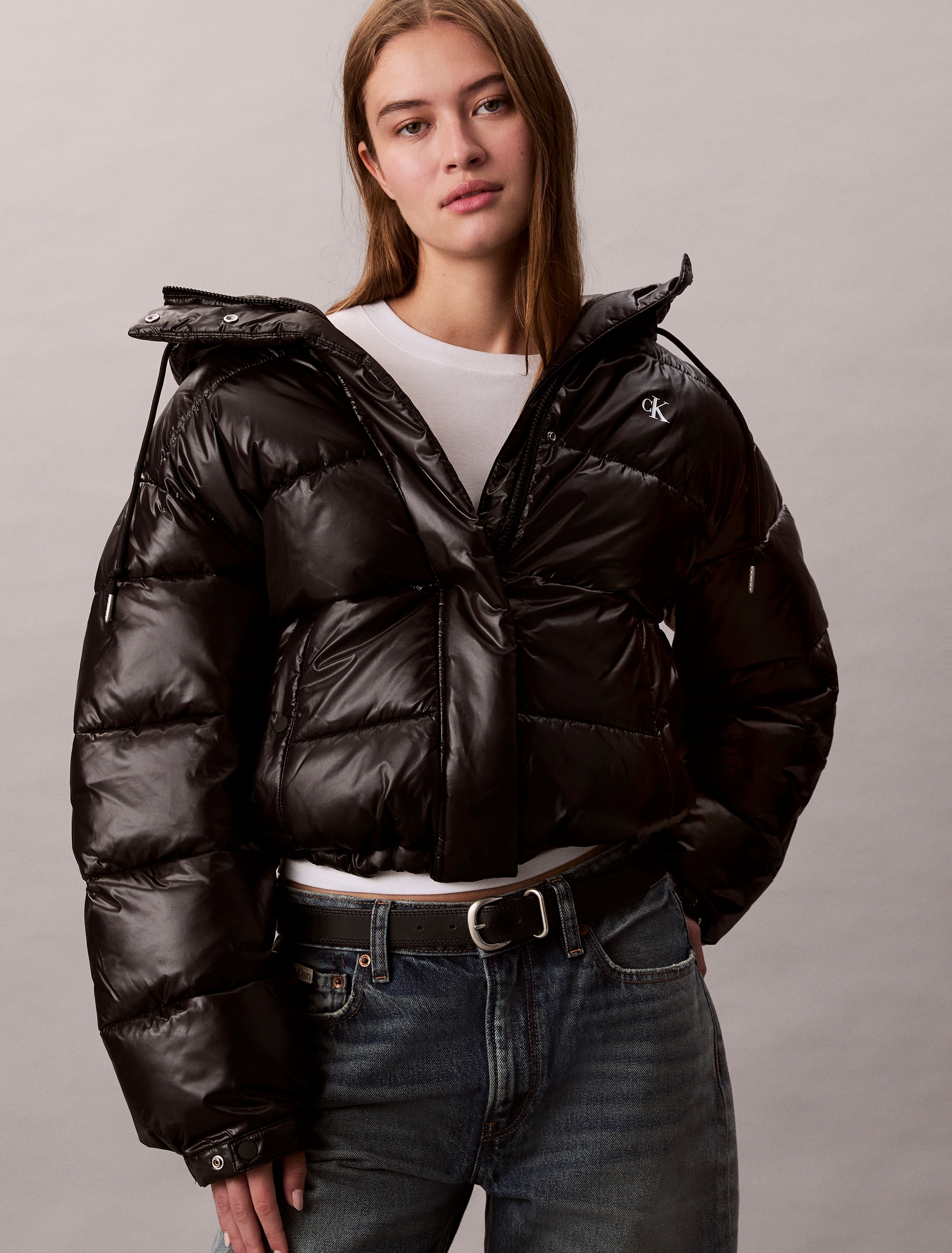 Calvin Klein Jeans Steppjacke "SHINE PUFFER" mitKapuze regular fit, mit Kap günstig online kaufen