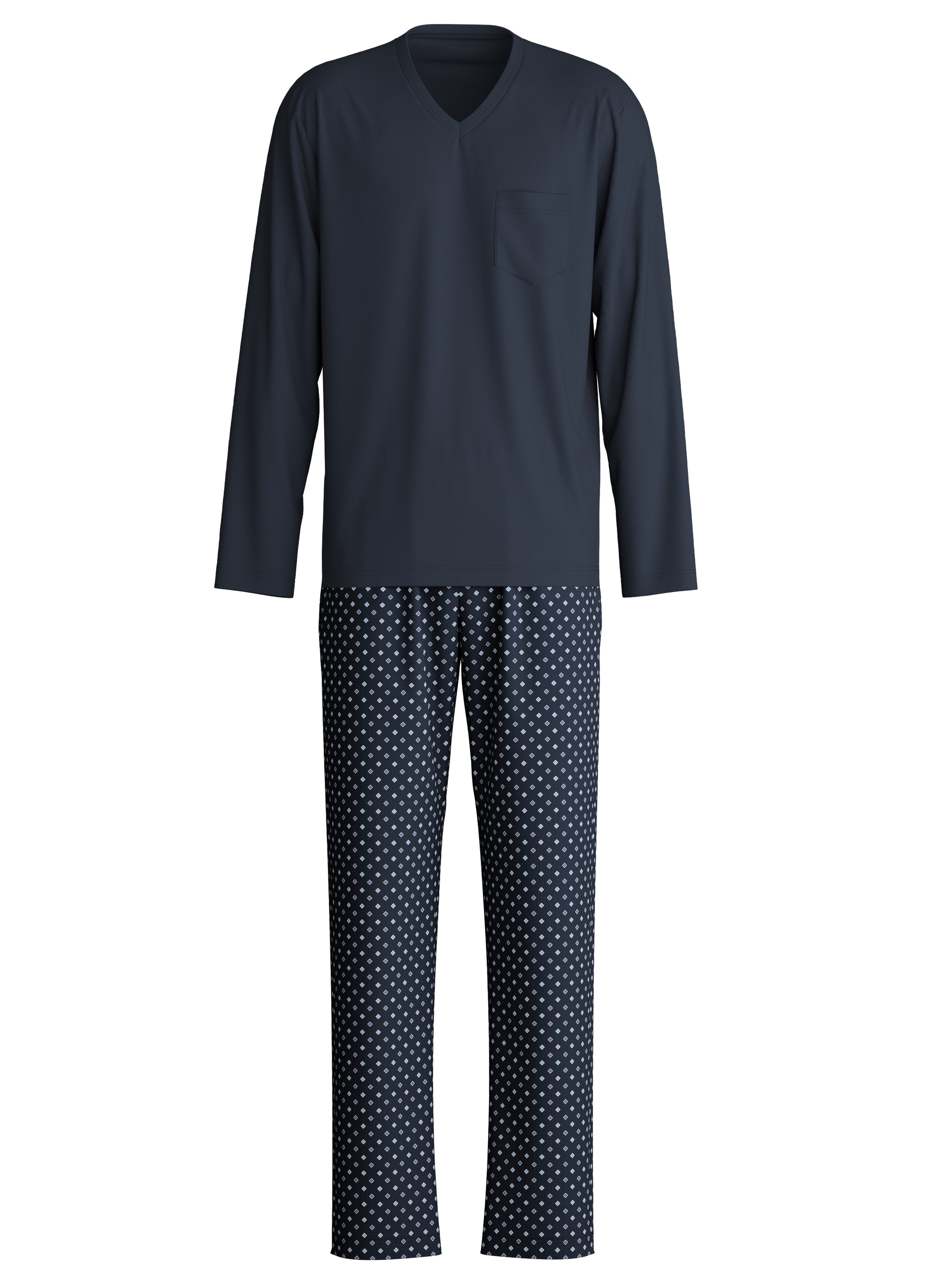 CALIDA Schlafanzug "Relax Streamline" 2 Stk. tlg., mit aufgesetzter Brustta günstig online kaufen