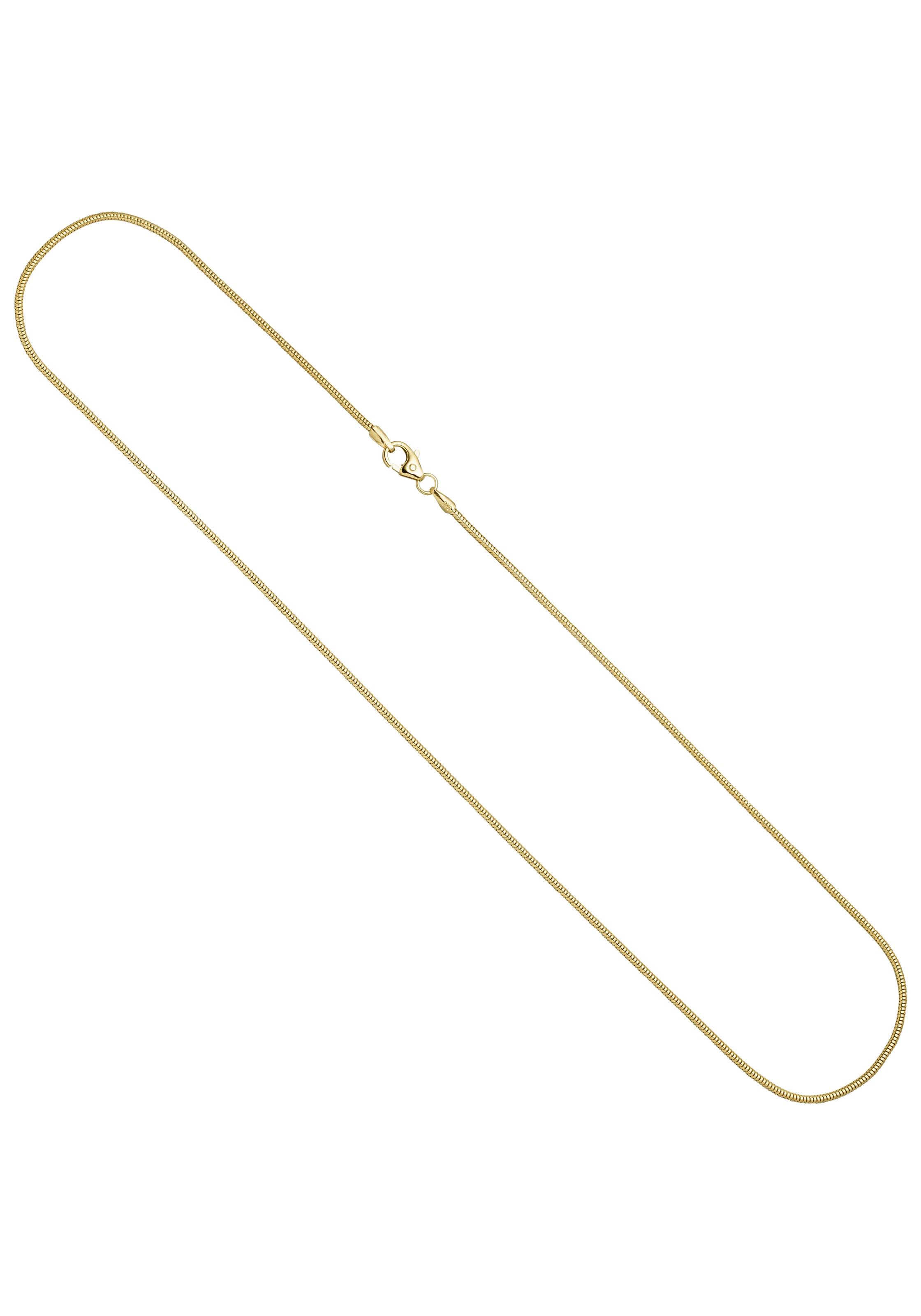 JOBO Goldkette, Schlangenkette 585 Gold 38 cm 1,4 mm