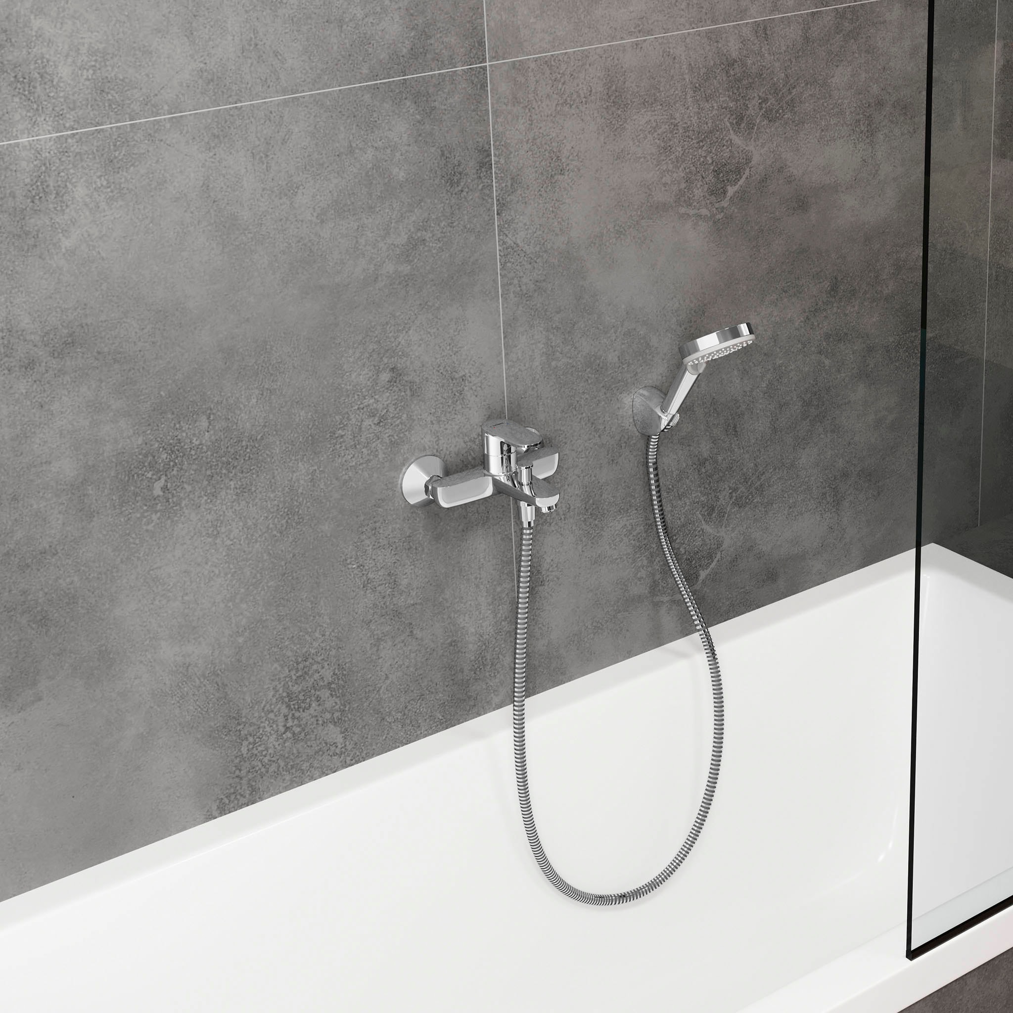 hansgrohe Wannenmischeinheit »Vernis Blend«, Aufputz, chrom