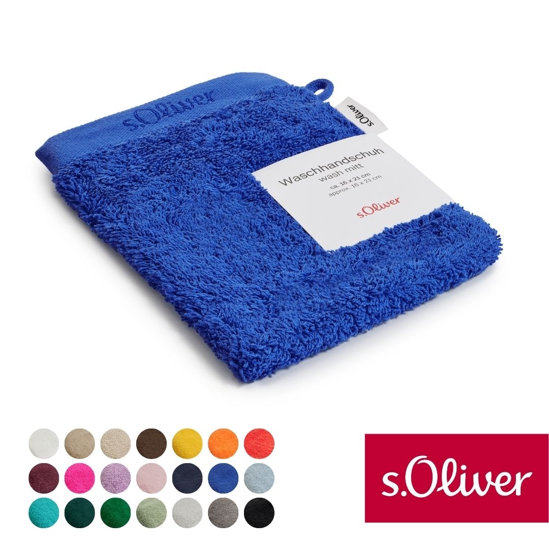 s.Oliver Waschhandschuh "s.Oliver, Premium Qualität, 600 gr/m², auch als Se günstig online kaufen