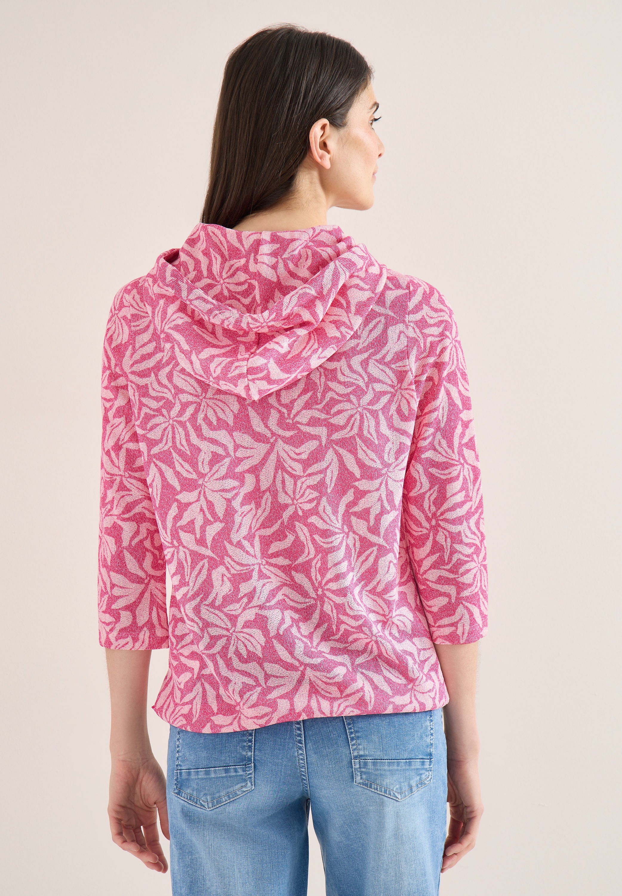 Cecil Kapuzenshirt mit 3/4 Ärmeln