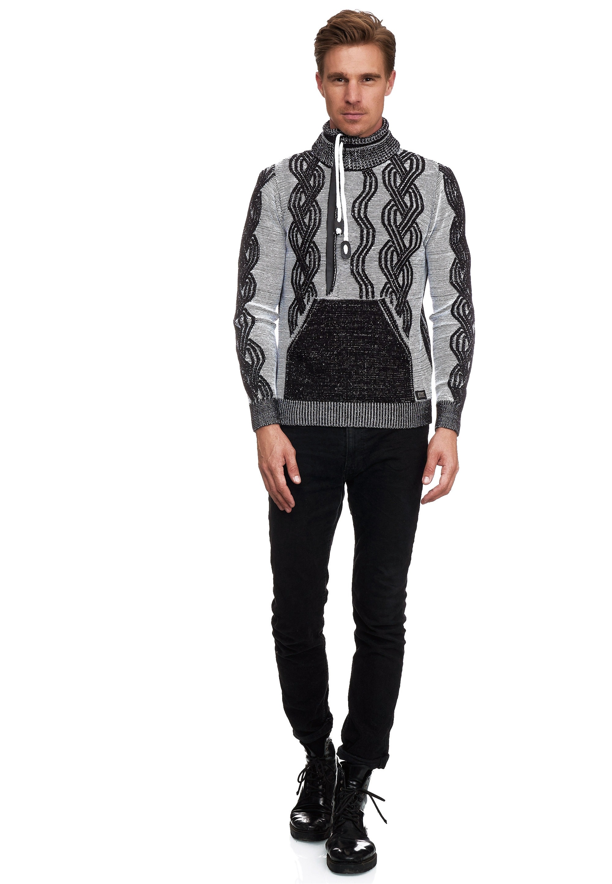 Rusty Neal Strickpullover, in coolem Design
